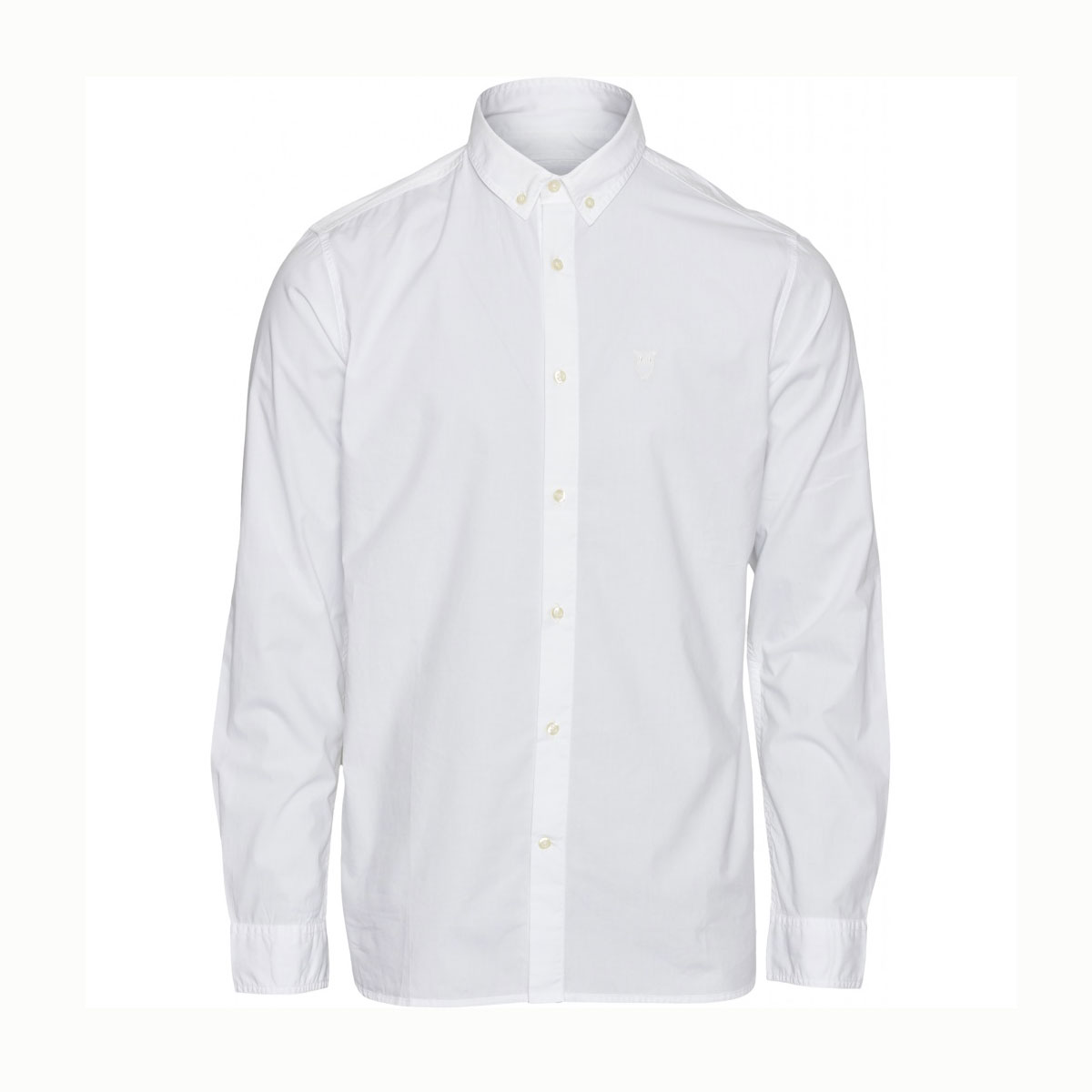 KNOWLEDGE Chemise LARCH Classic white