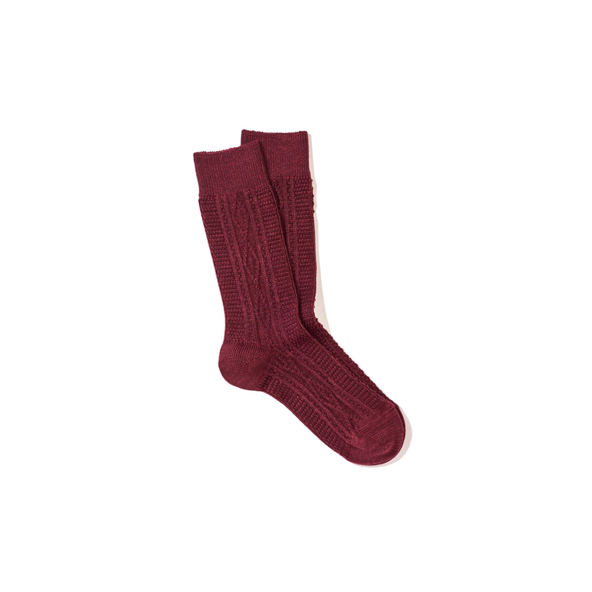 ROYALTIES Chaussette AARAN Bordeaux