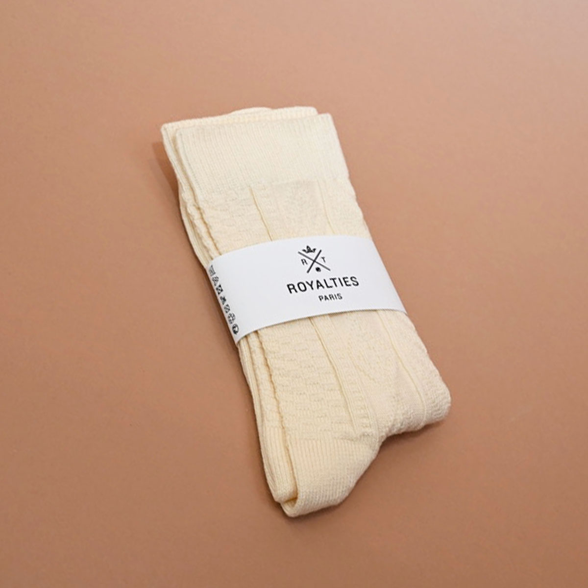 ROYALTIES Chaussettes MOIRA Ivoire