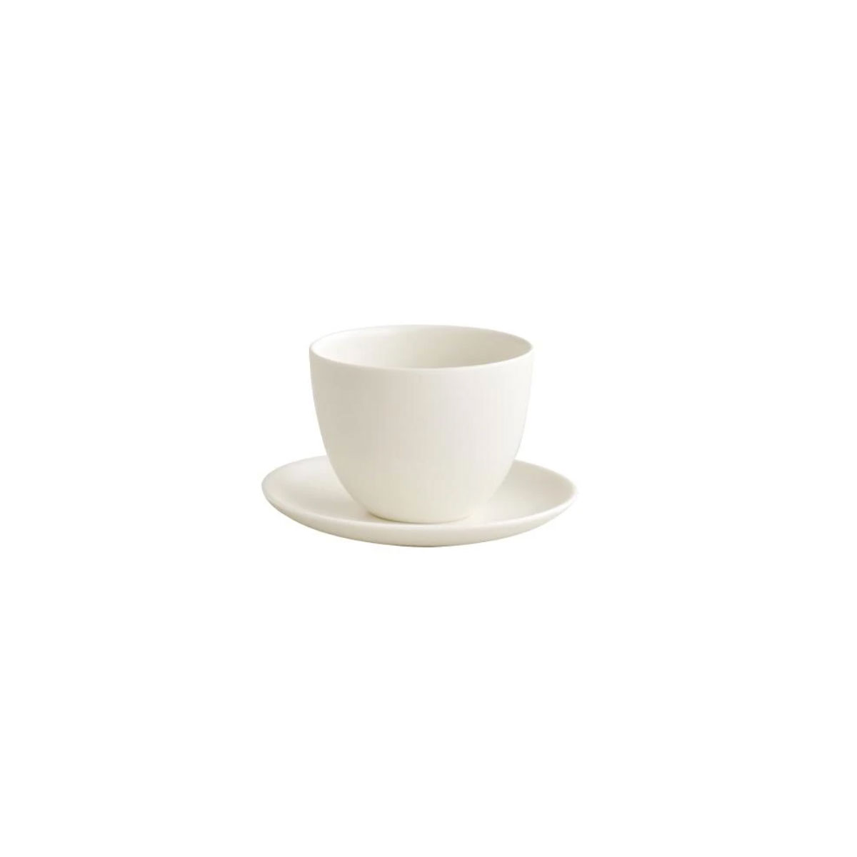 KINTO Tasse et soucoupe PEEBLE White