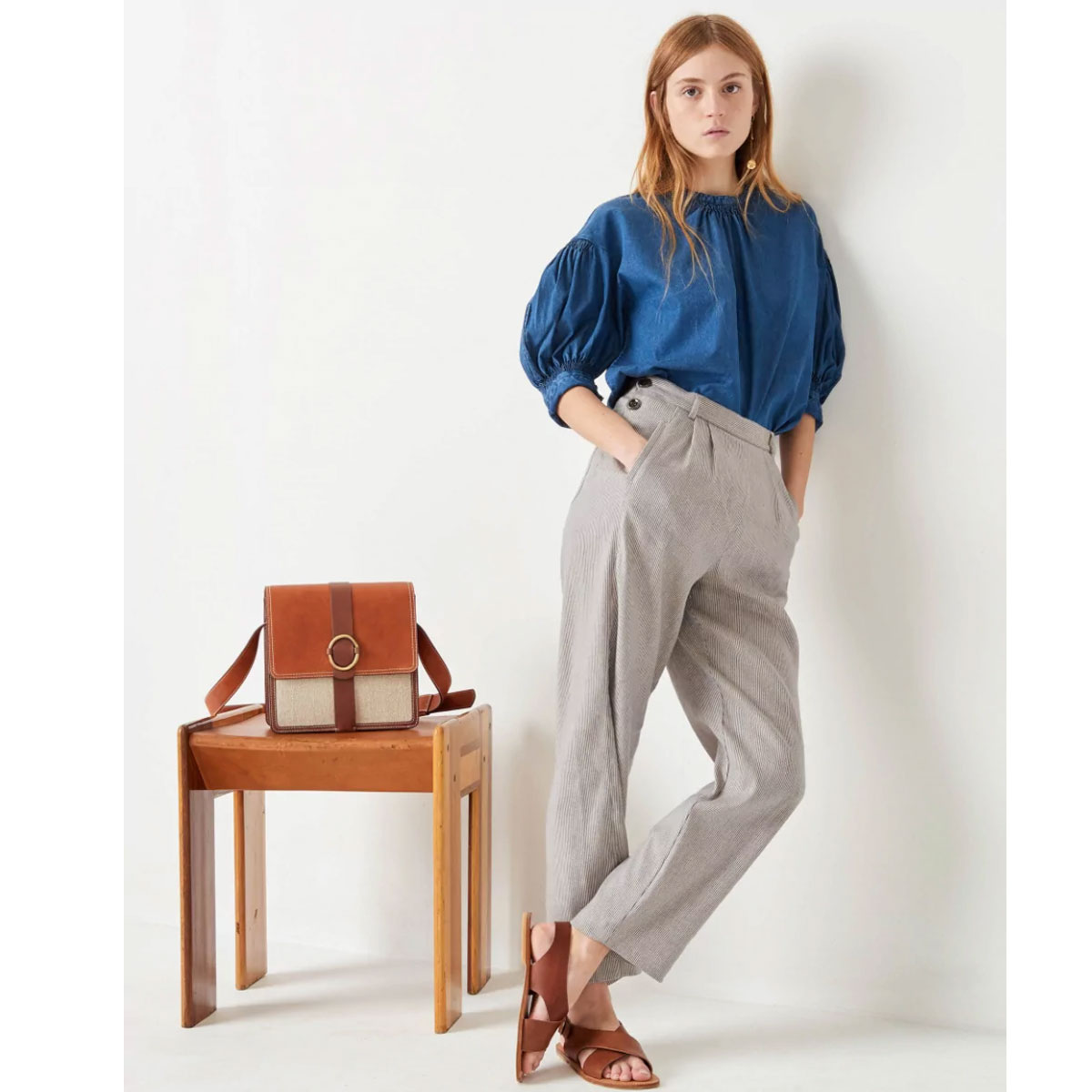 SESSUN Pantalon LEONARD Cloud blue