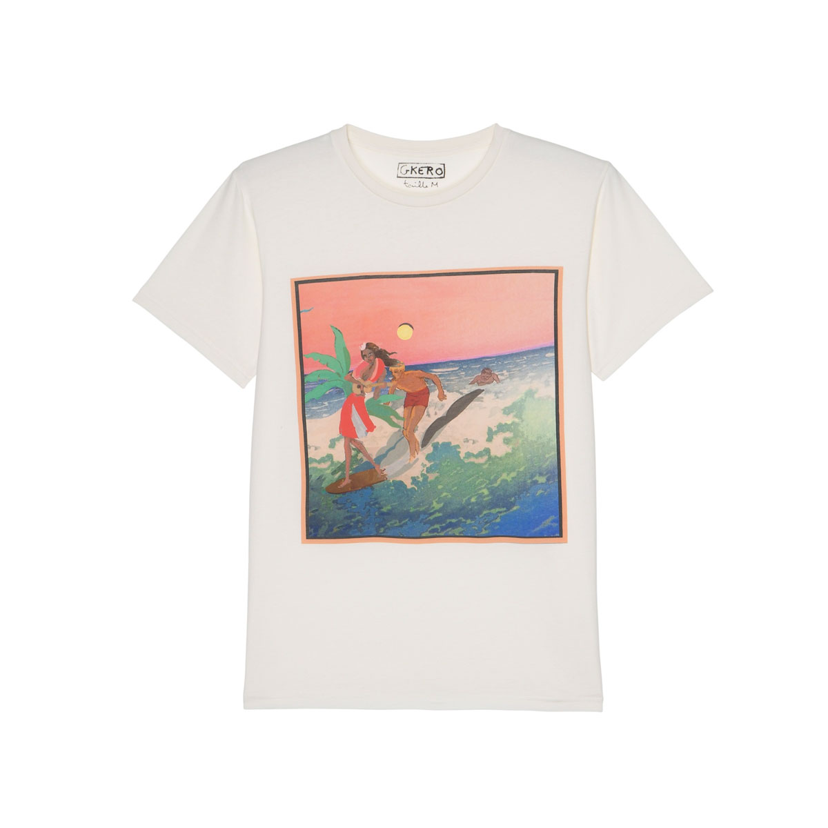 G.KERO Tee shirt SUNSET Pink