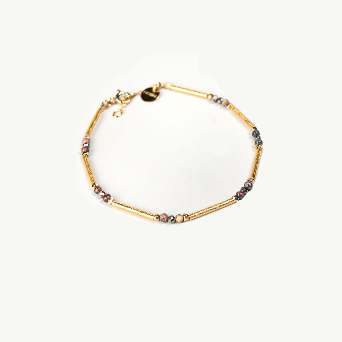 5 OCTOBRE Bracelet ELLA Pyrite dore