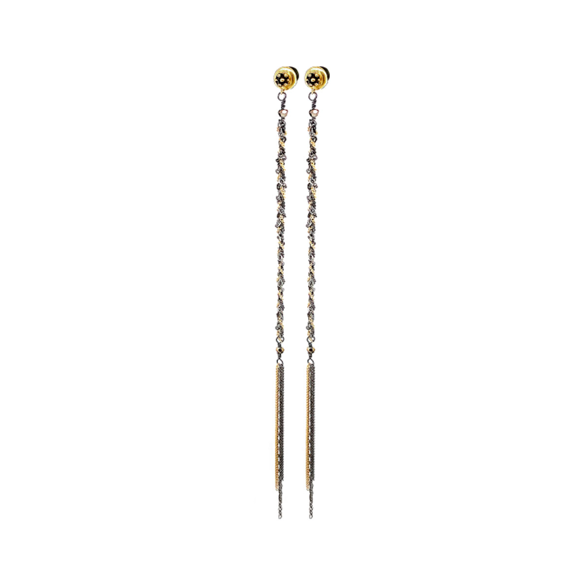 Marie Laure CHAMOREL Boucles d'oreilles 709 RUTHENIUM