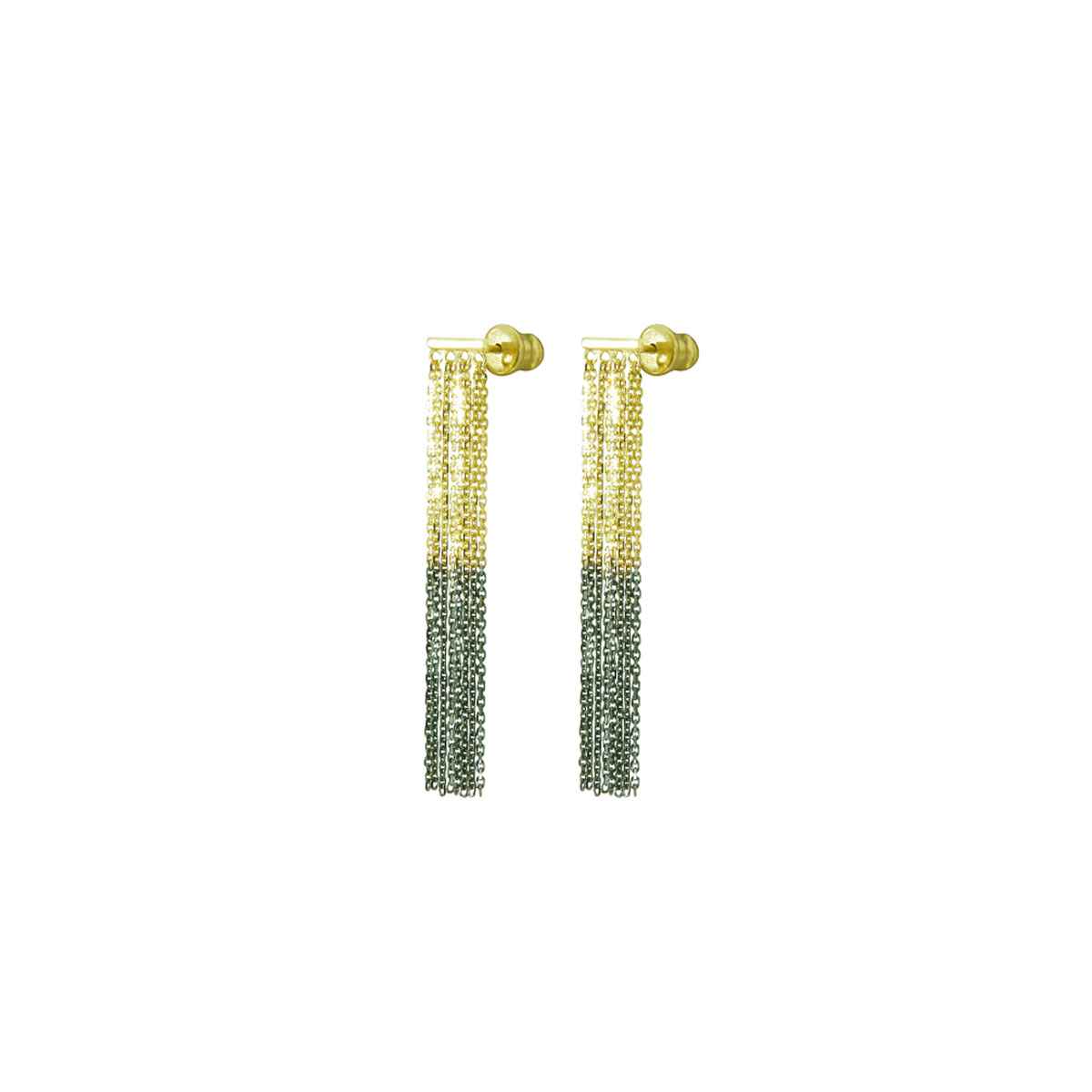 Marie Laure CHAMOREL Boucles d'oreilles 463 BICOLORE GOLD