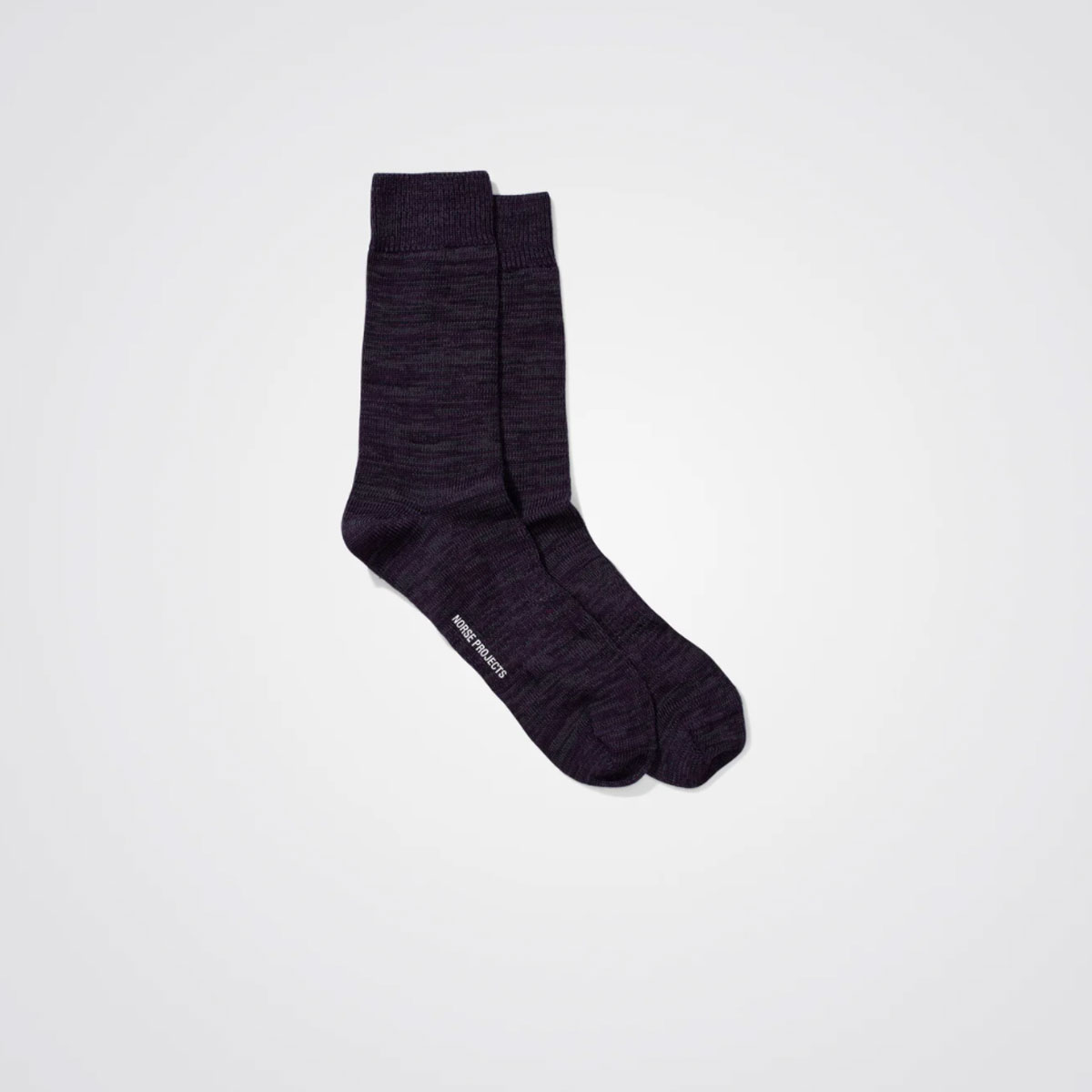 NORSE PROJECTS Chaussettes BJARKI BLEND Nightshade