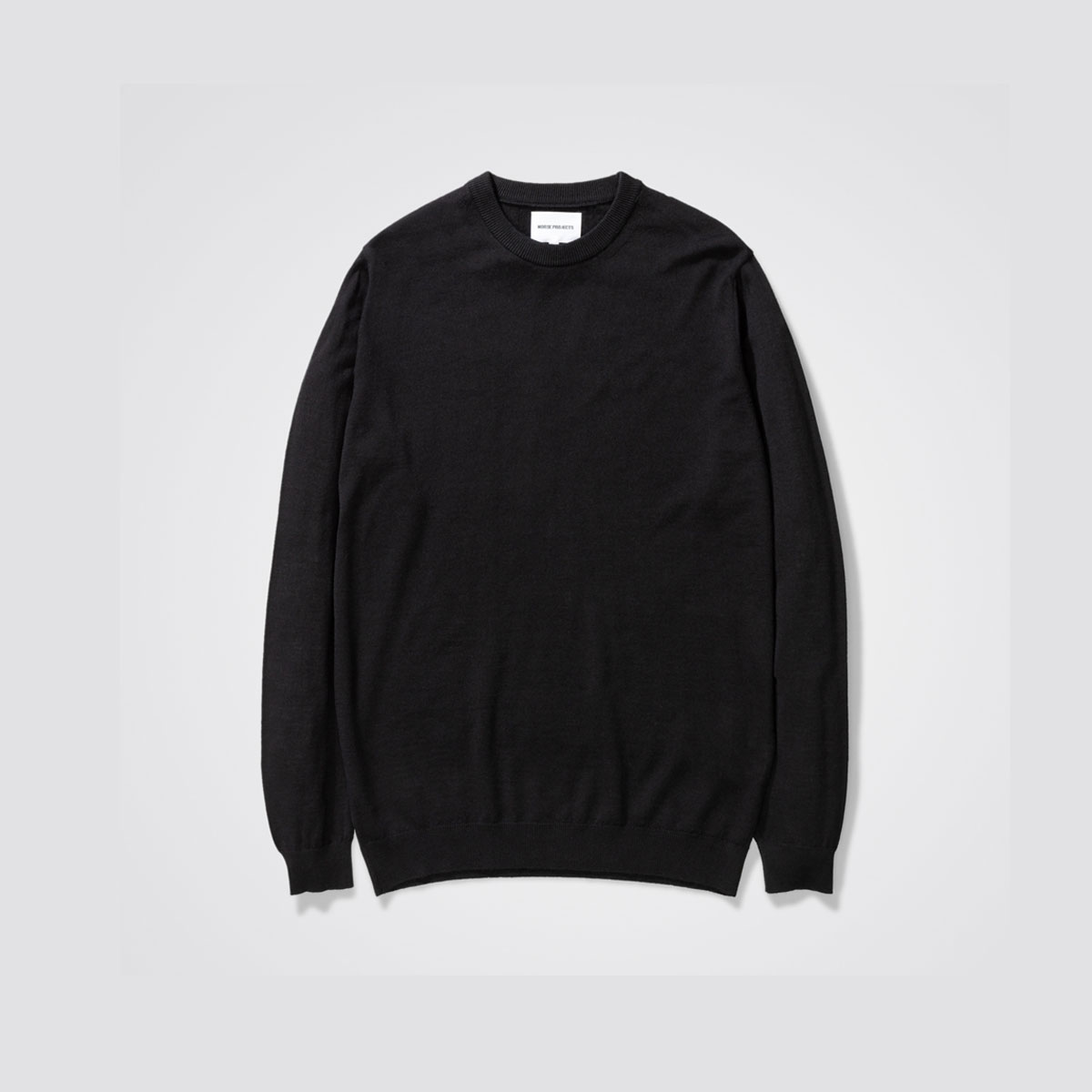 NORSE PROJECTS Pull Black SIGFRED MERINO