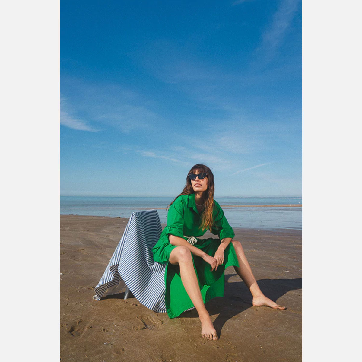 CHLOE STORA Robe MANIA Vert