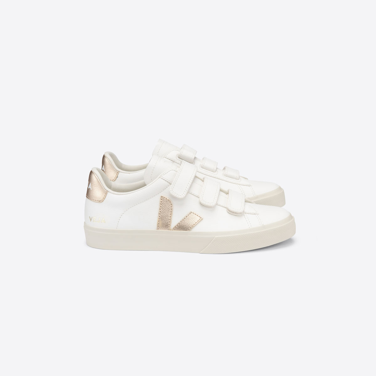 VEJA RECIFE chromefree leather white platine