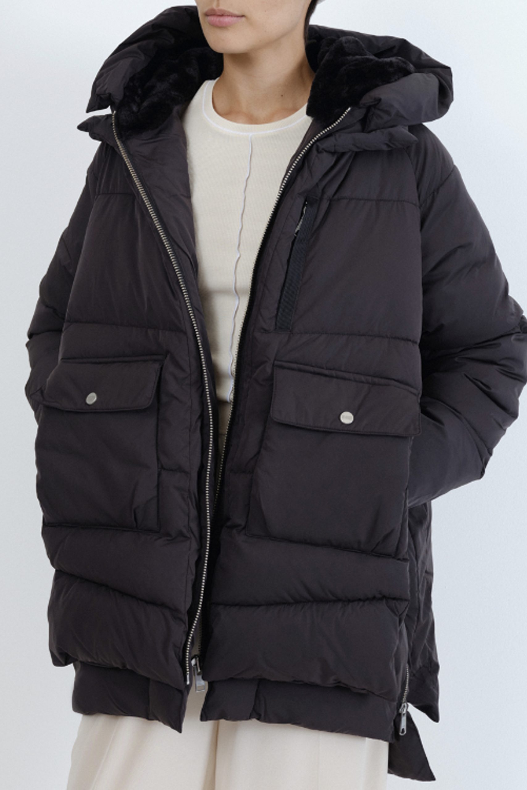 EMBASSY Of Bricks And Logs LYNDON Puffer Jacket Black