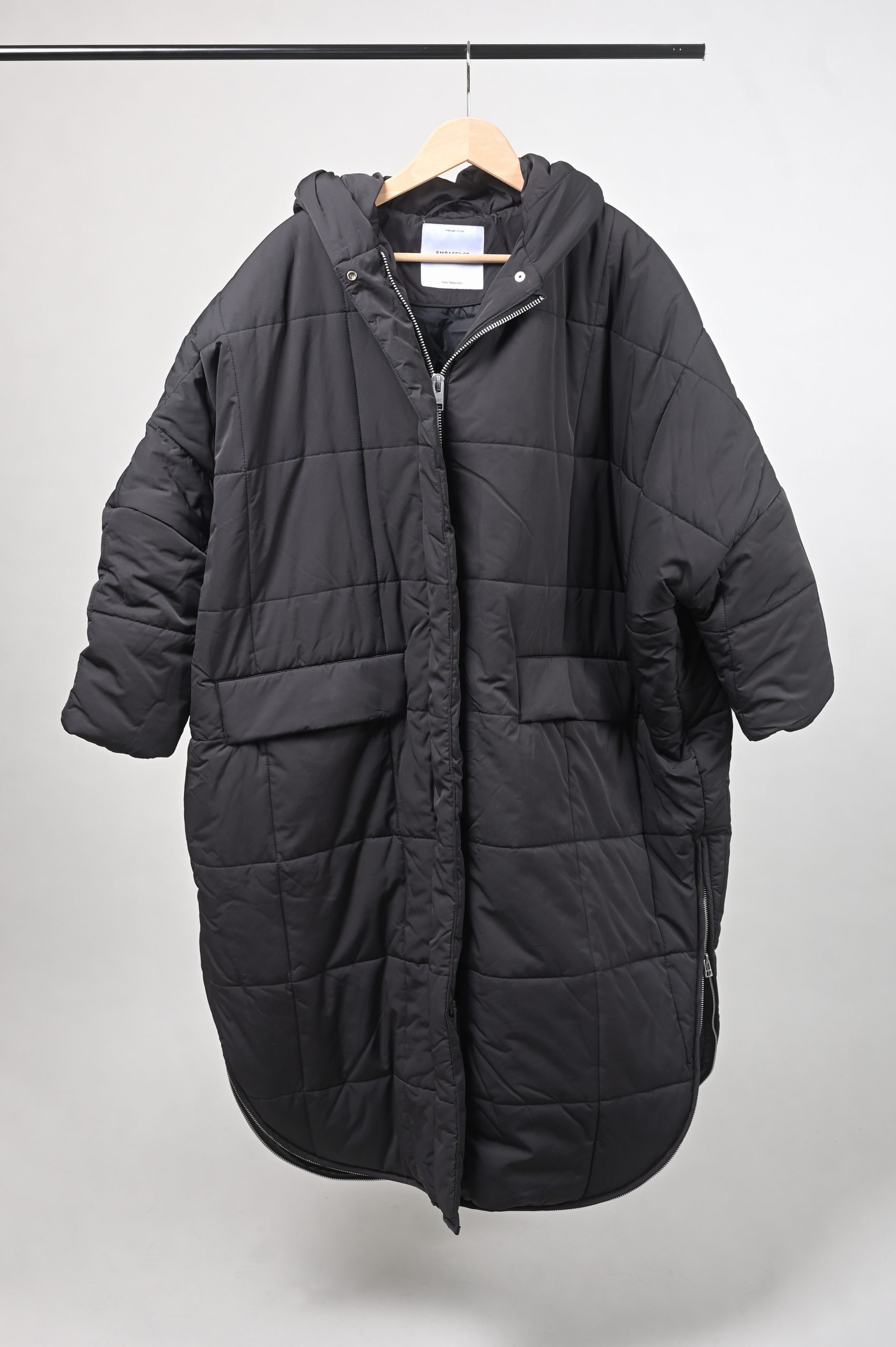 EMBASSY Of Bricks And Logs Parka SASKATOON Puffer Black