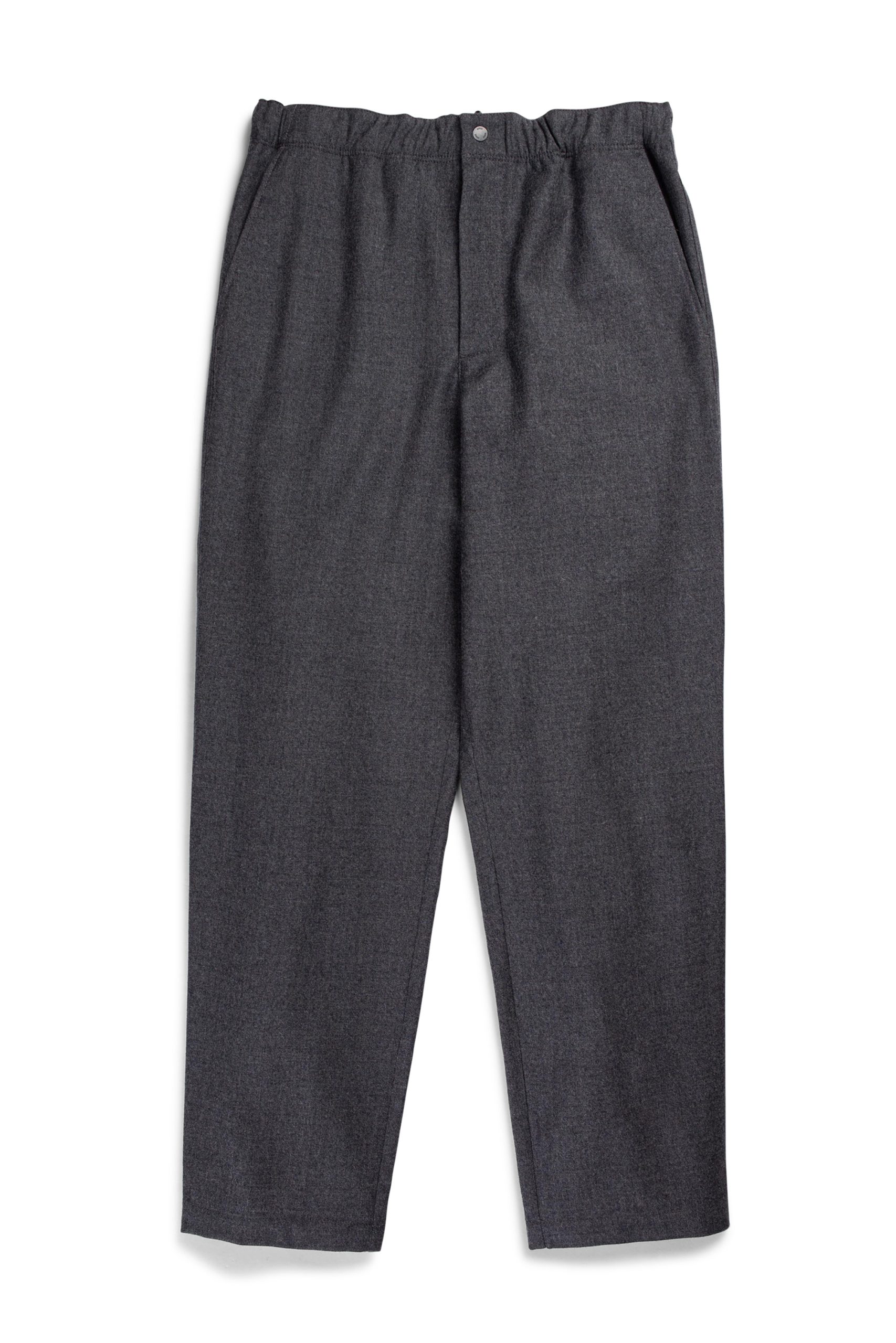 NORSE PROJECTS Pantalon EZRA Wool flannel Charcoal