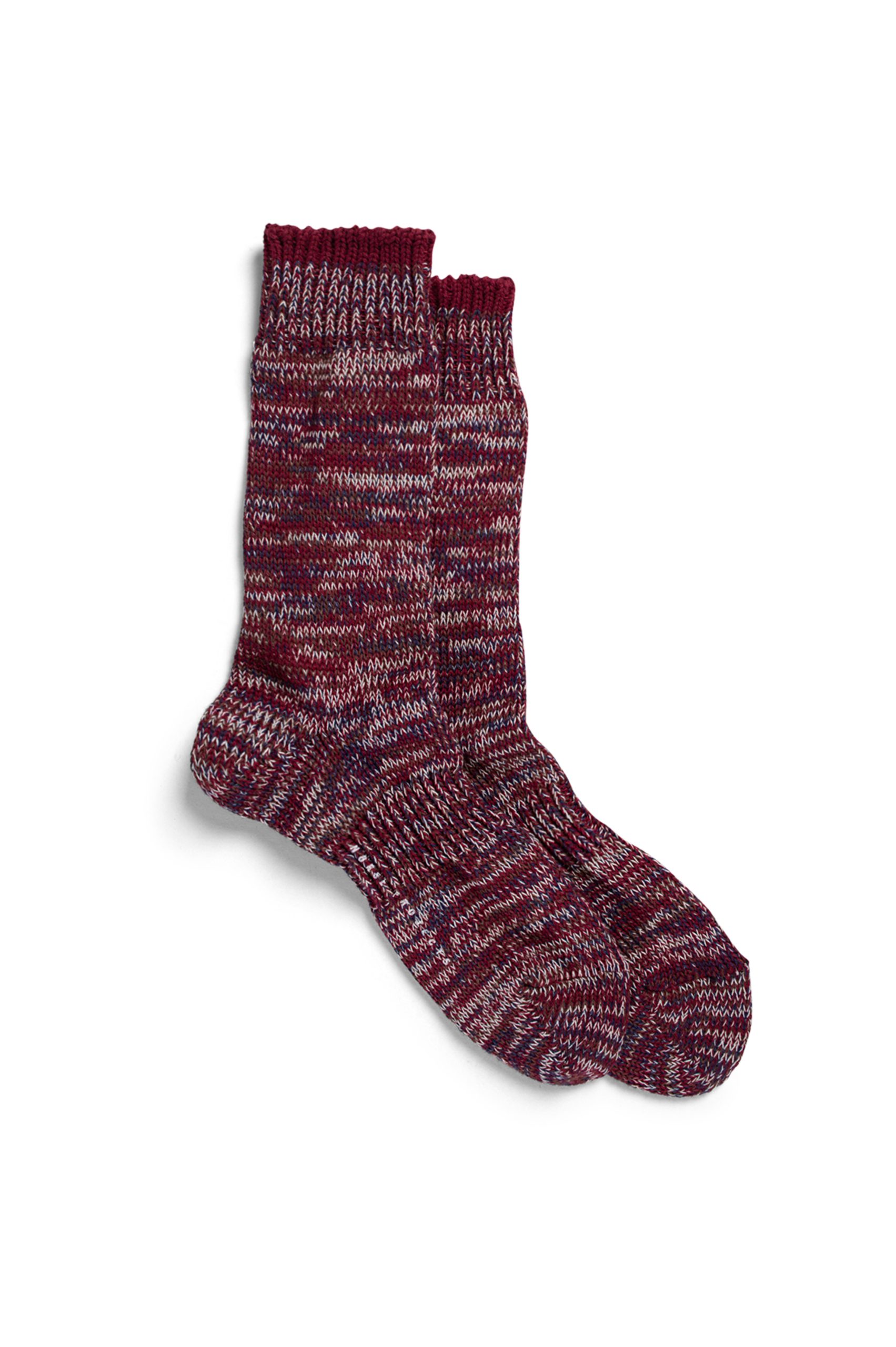 NORSE PROJECTS Chaussette BJARKY Blend Burgundy