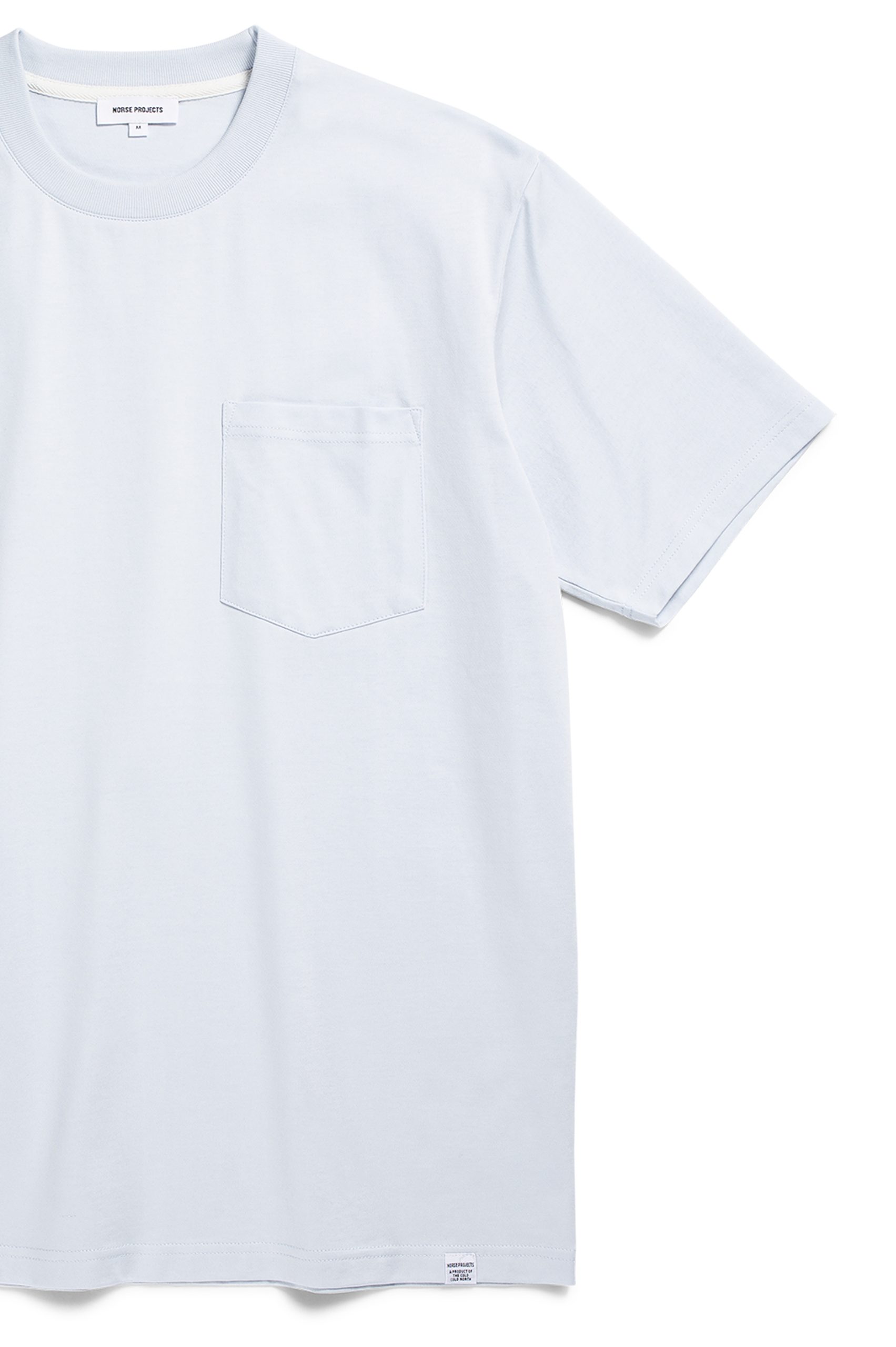 NORSE PROJECTS Tee-shirt JOHANNES standard Pocket White