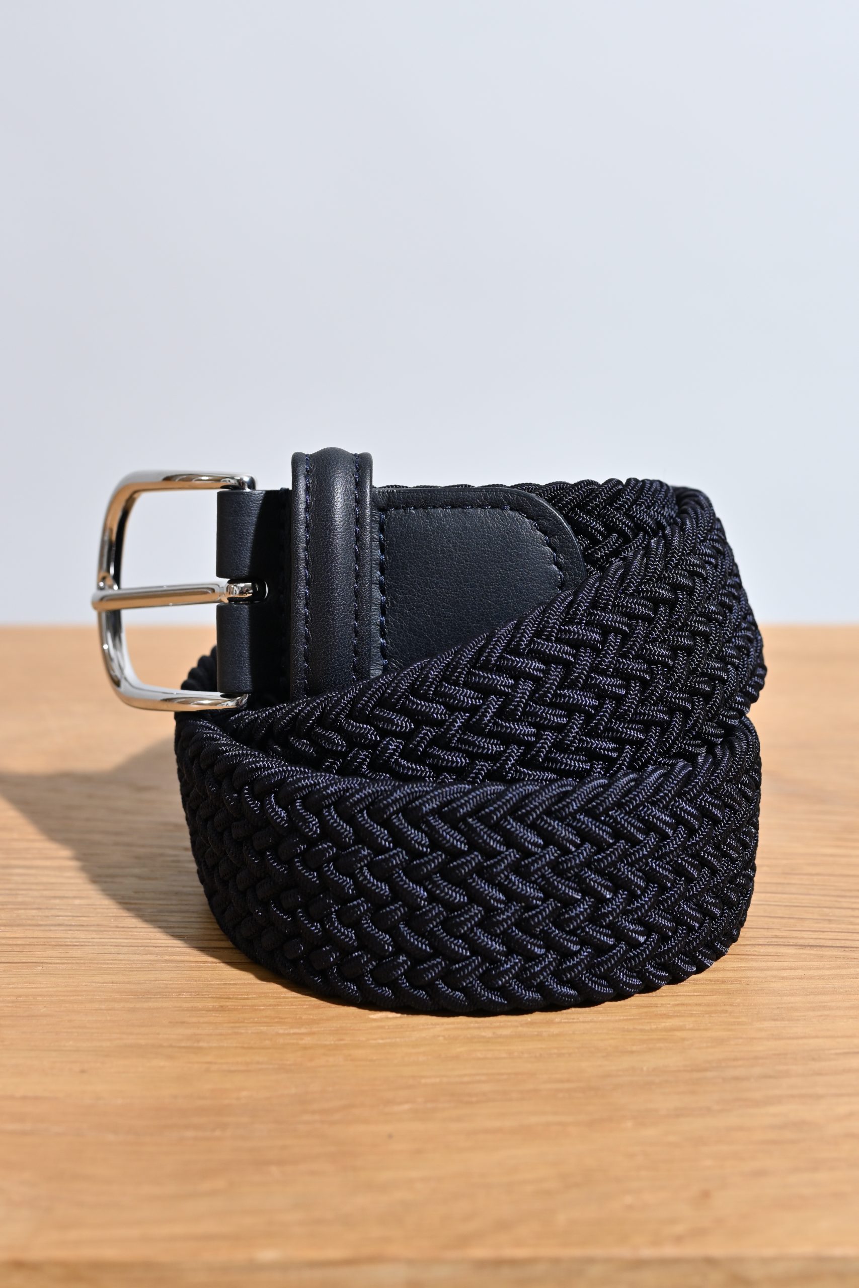 ANDERSON'S Ceinture tressée Marine