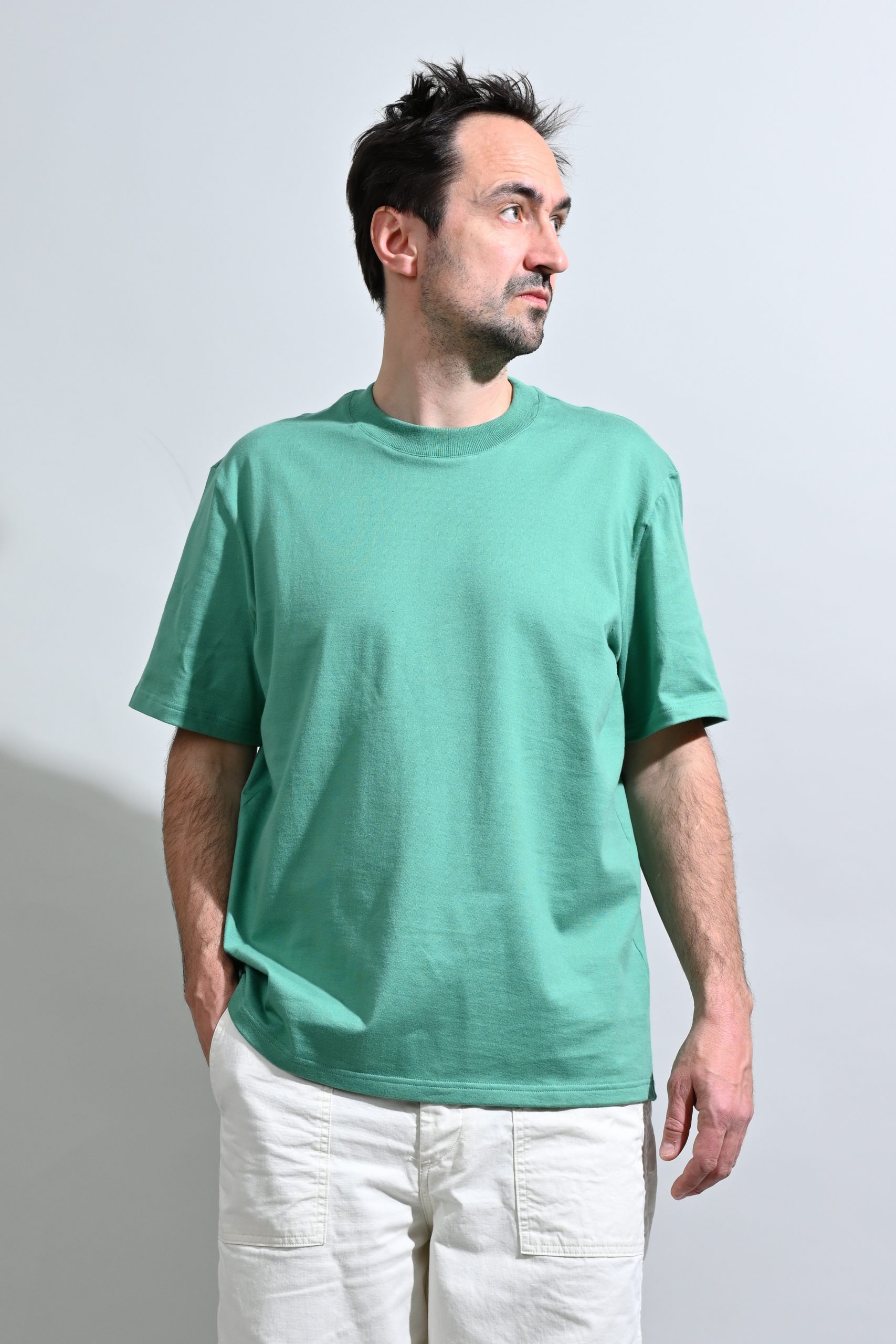 LE MINOR T-shirt jersey léger MC Vert