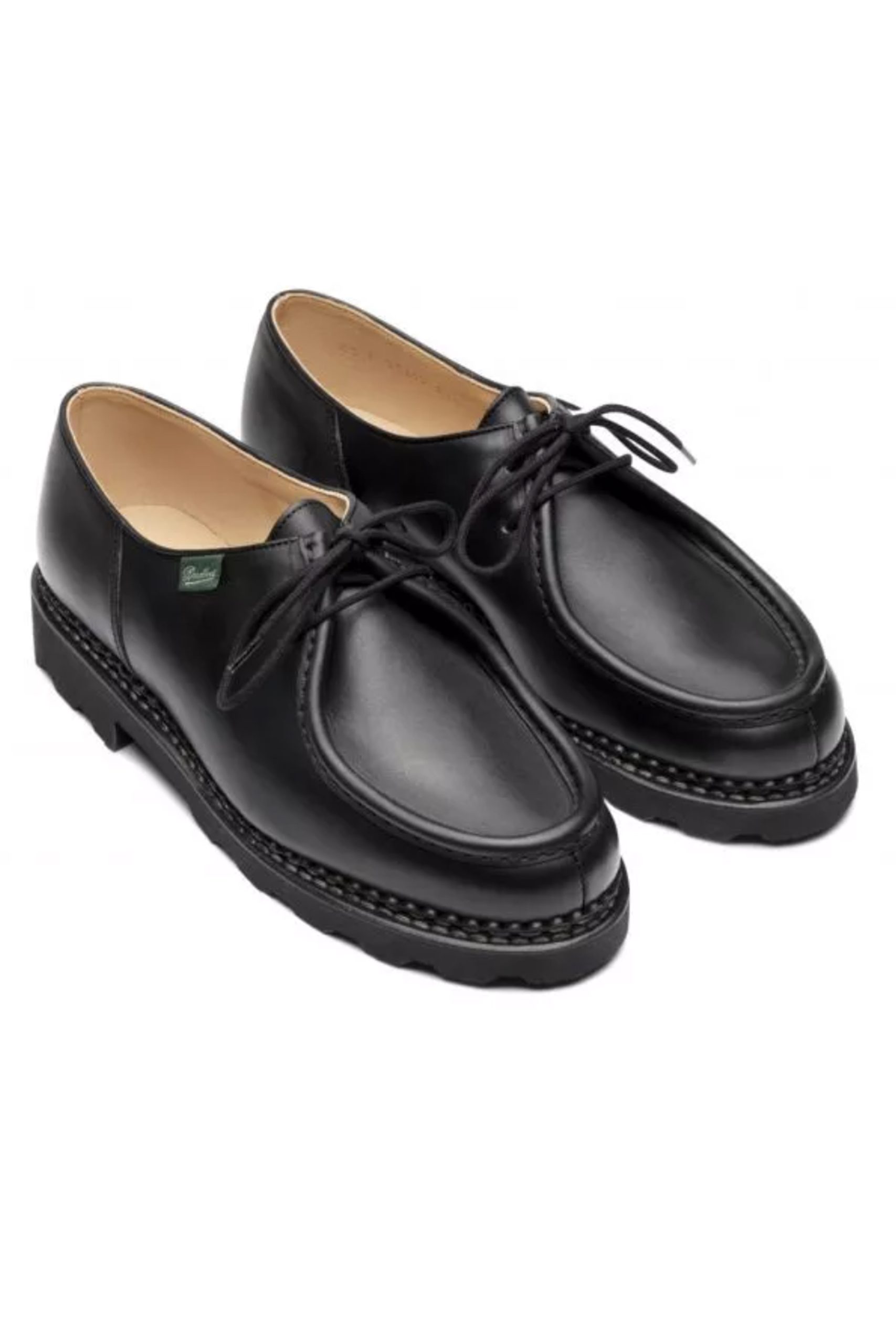 PARABOOTS Derbies MICHAEL Lisse Noir, semelle gomme