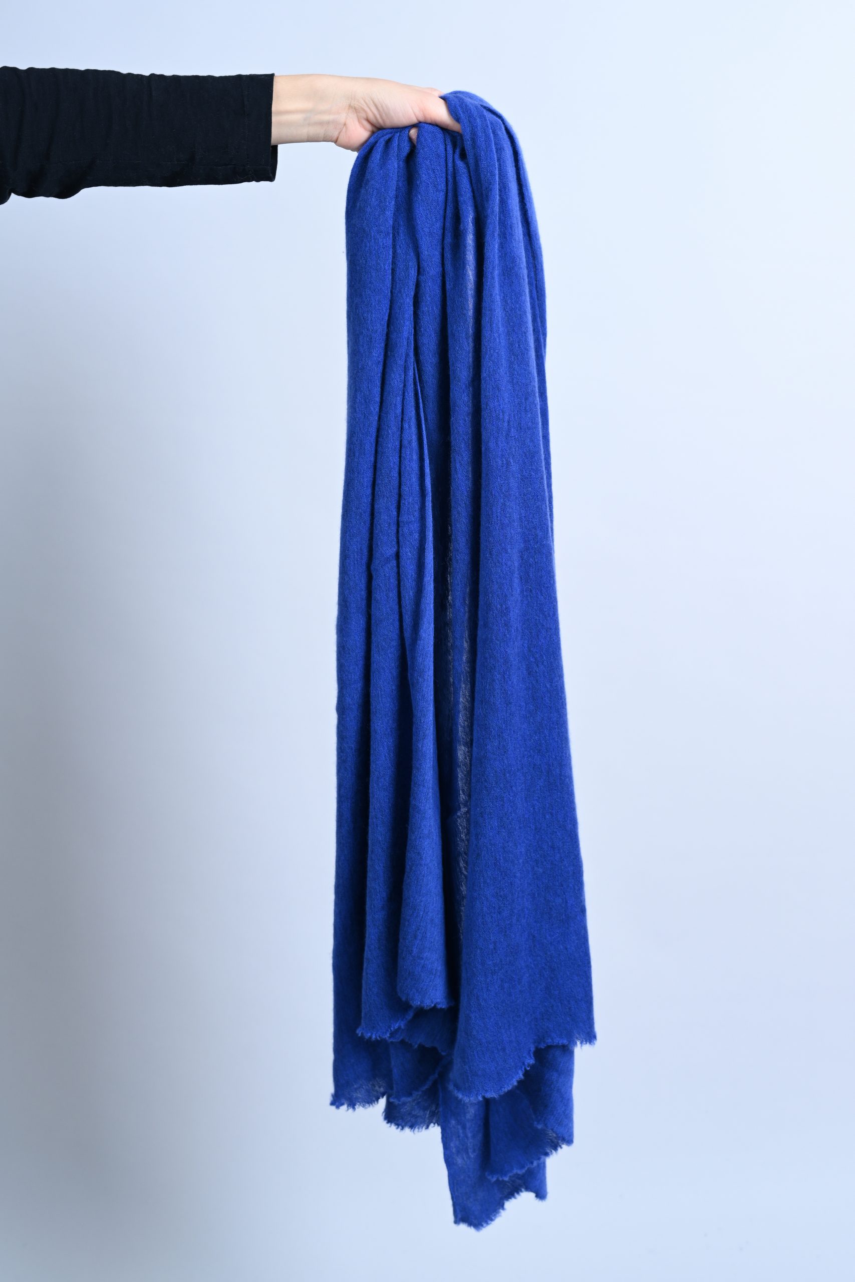 PIN 1876 Echarpe cashmere 5550 mélange stole Royal blue