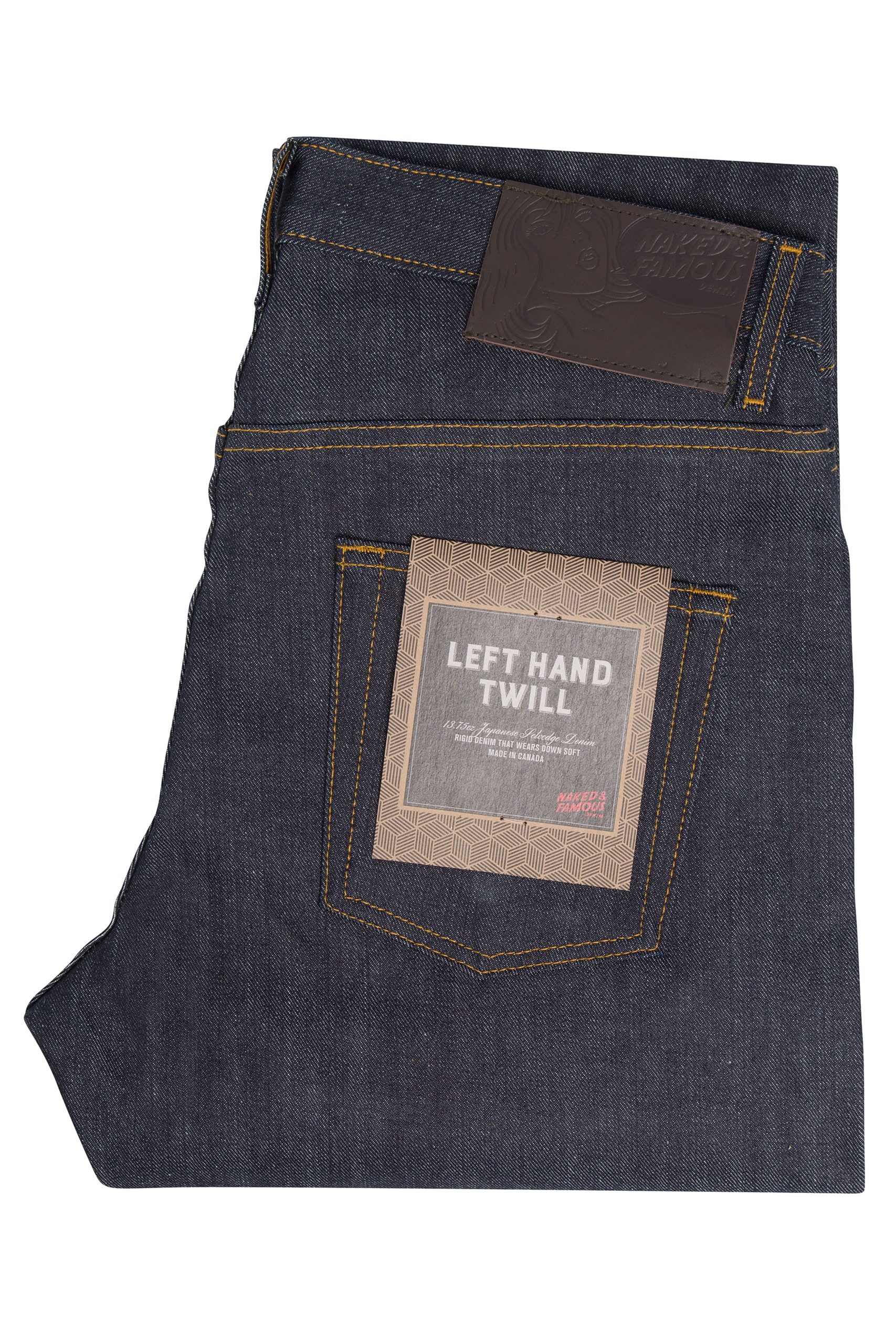 NAKED and FAMOUS Jeans Easy guy LEFT HAND TWILL SELVEDGE INDIGO