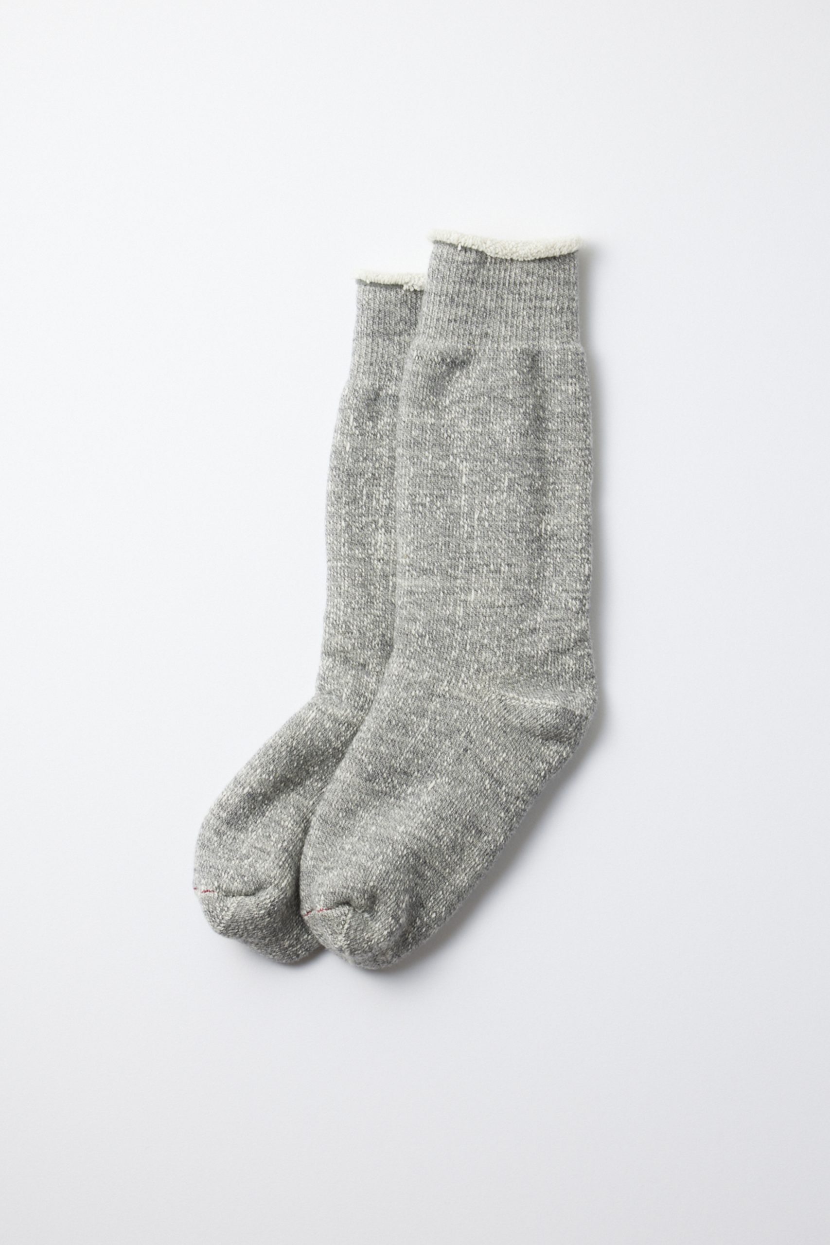 ROTOTO Double face crew socks Gray Gry