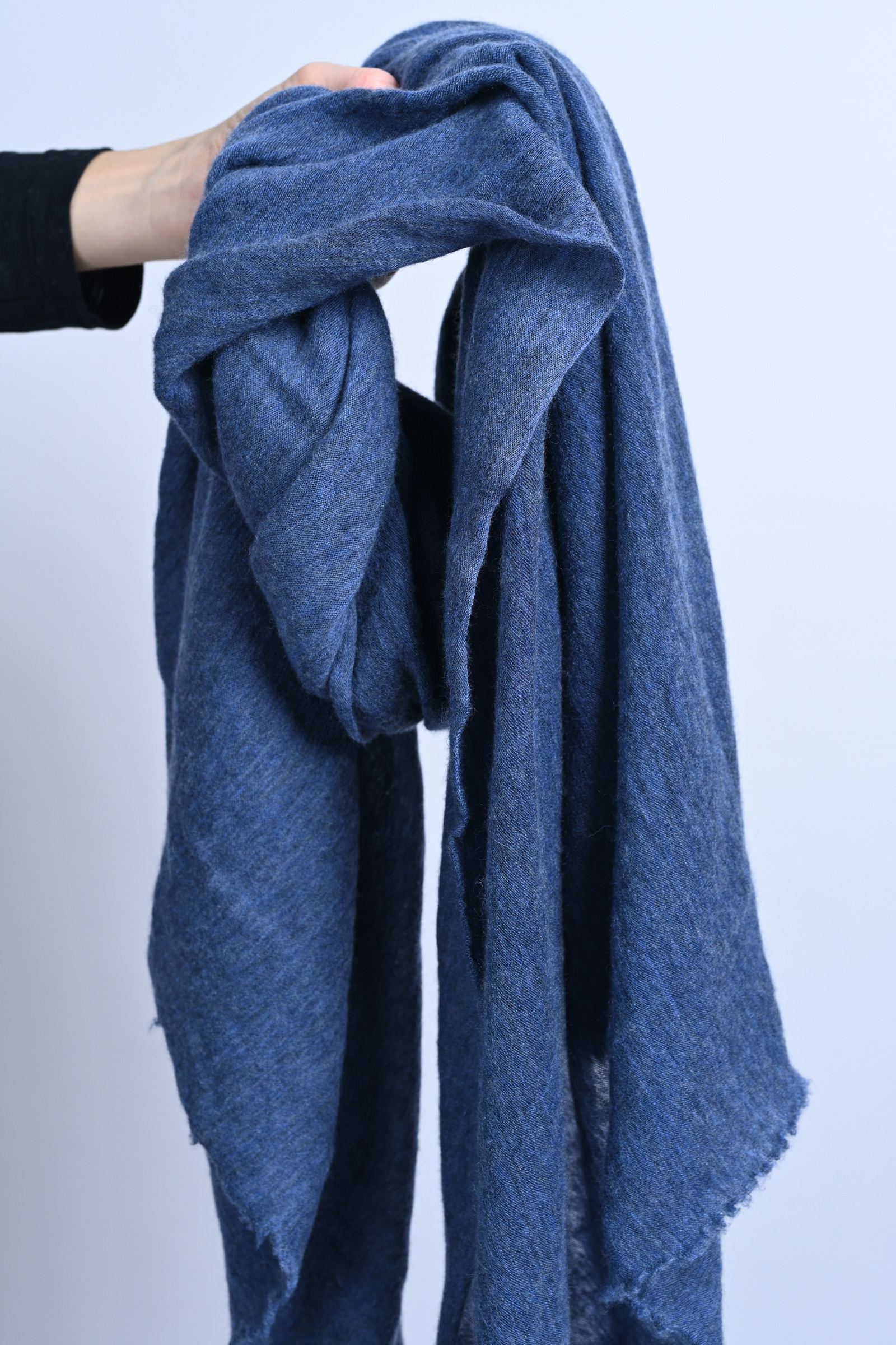 PIN 1876 Echarpe cashmere 5550 mélange stole Denim