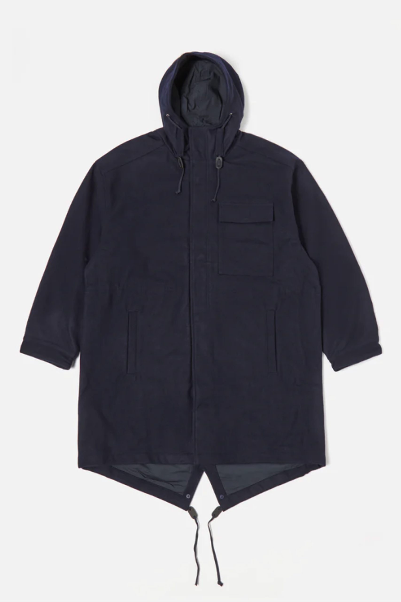 UNIVERSAL WORKS CRUISER Parka in navy mowbray