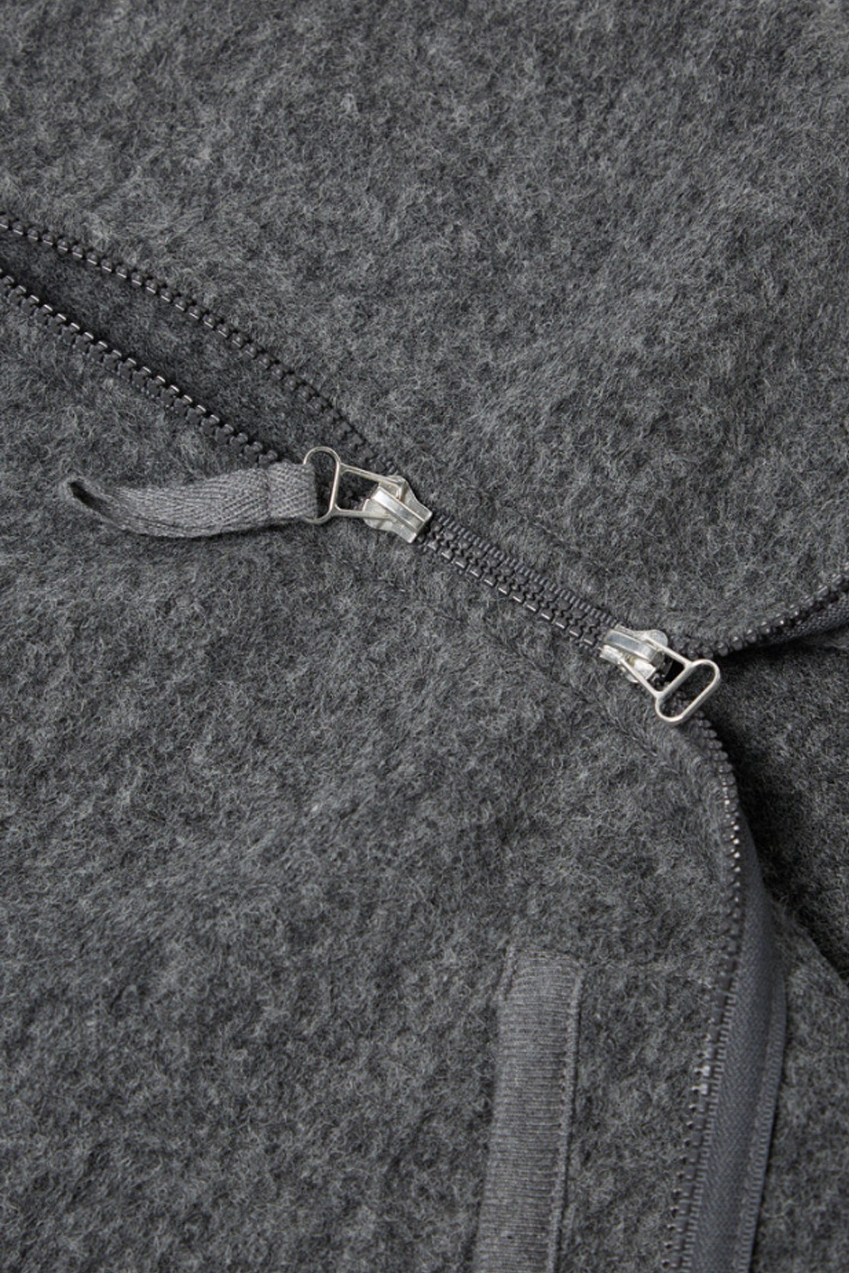 UNIVERSAL WORKS Zip Waistcoat In Grey Marl Wool Fleece – Authentique  Parenthèse