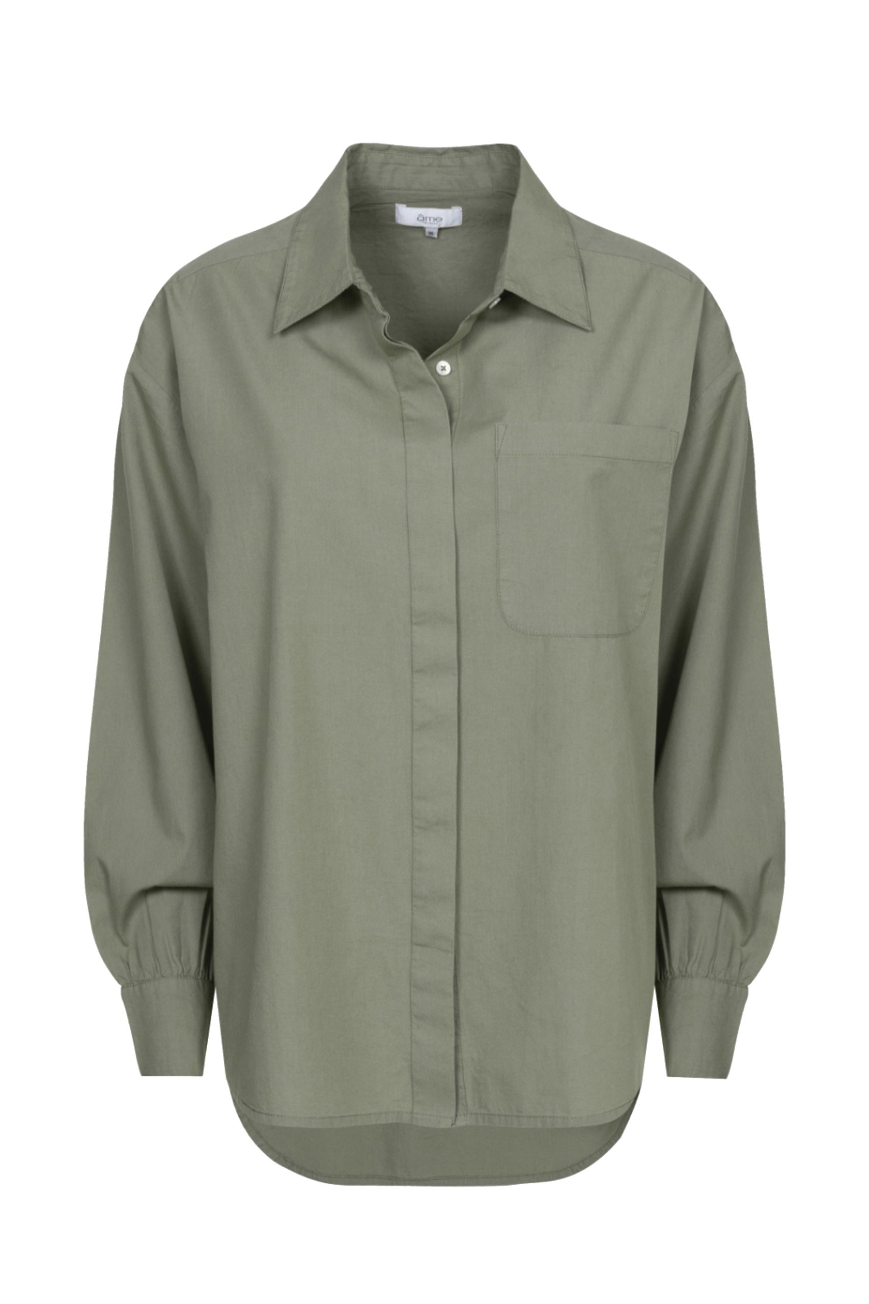 AME ANTWERP Chemise DADDY Avocado green