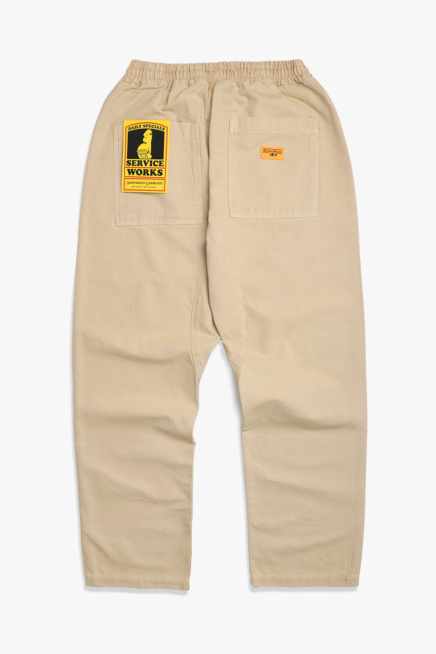 SERVICE WORKS Pantalon CHEF pants Khaki