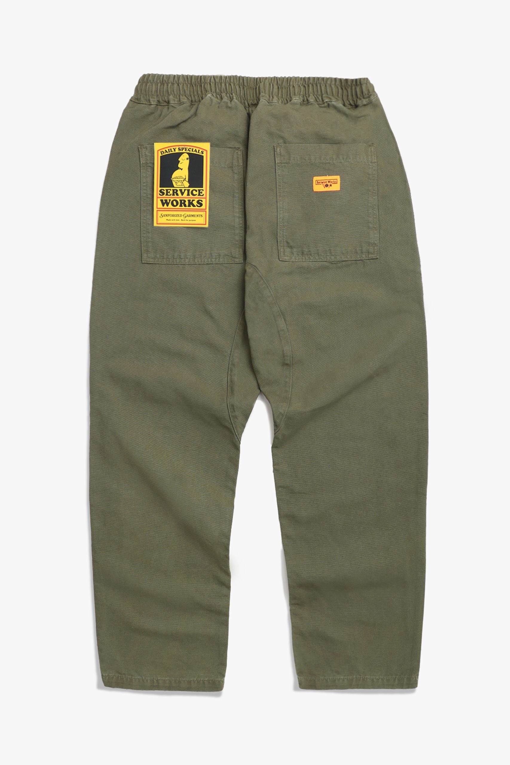 SERVICE WORKS Pantalon CHEF pants Olive