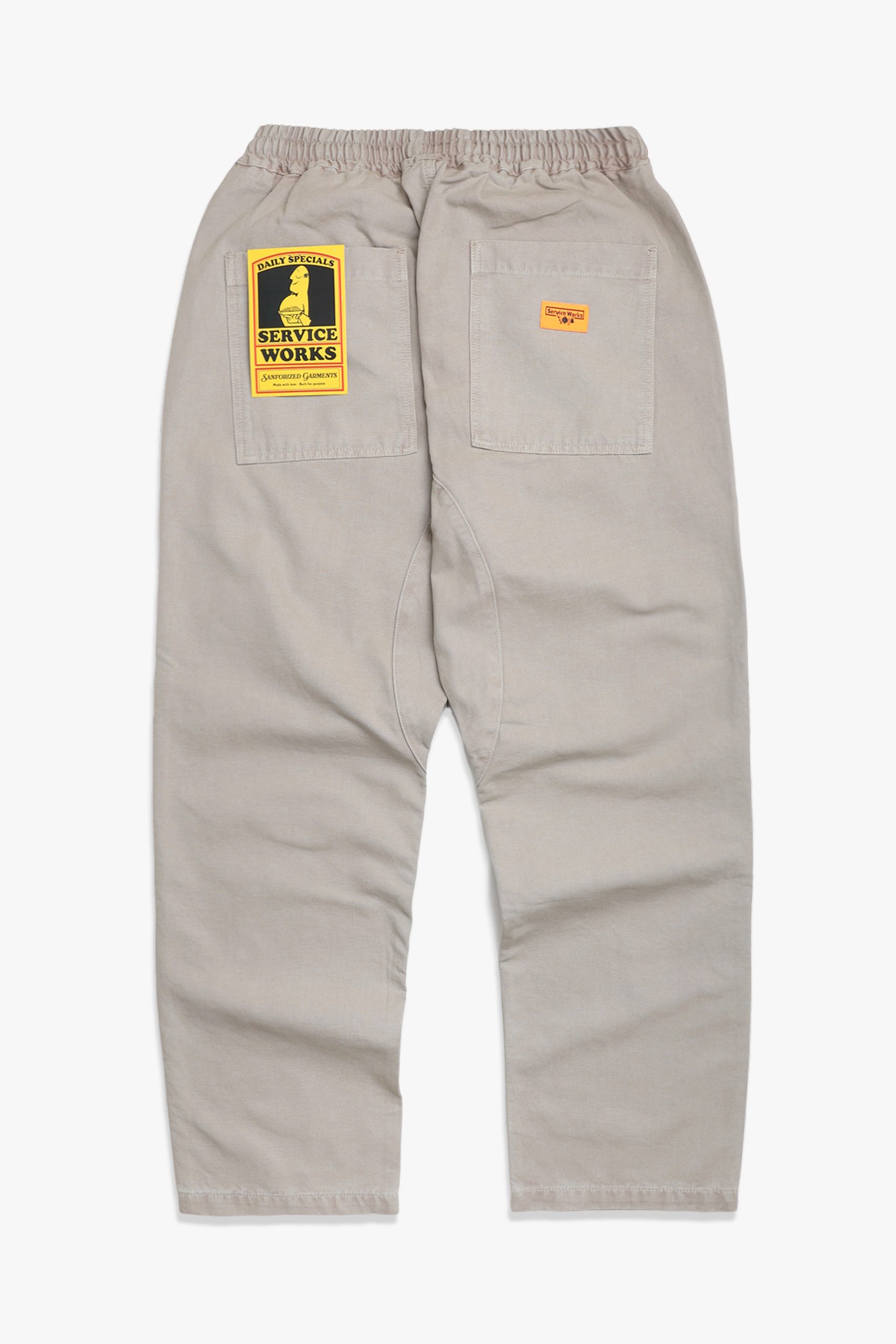 SERVICE WORKS Pantalon CHEF pants Stone