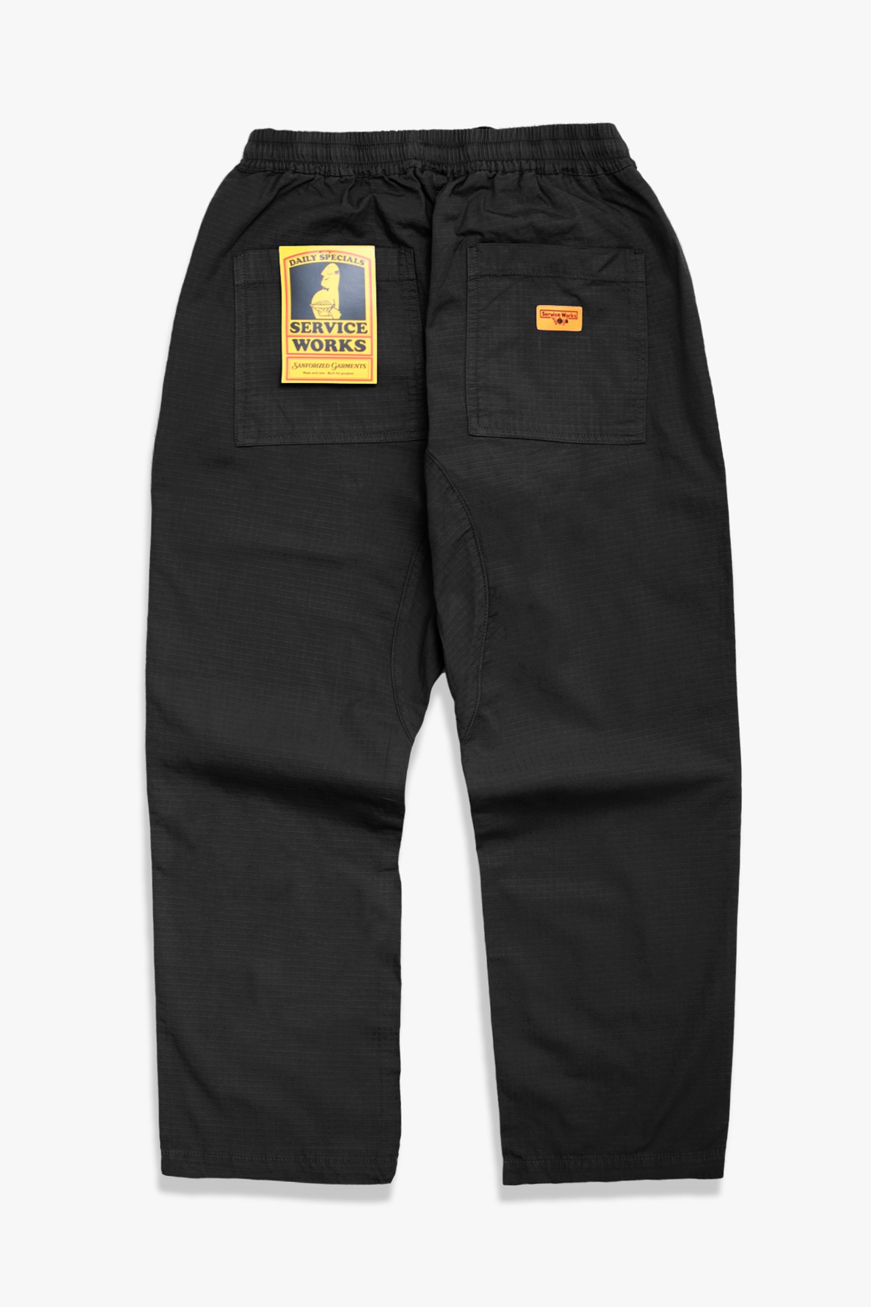 SERVICE WORKS Pantalon CHEF pants RIPSTOP Black