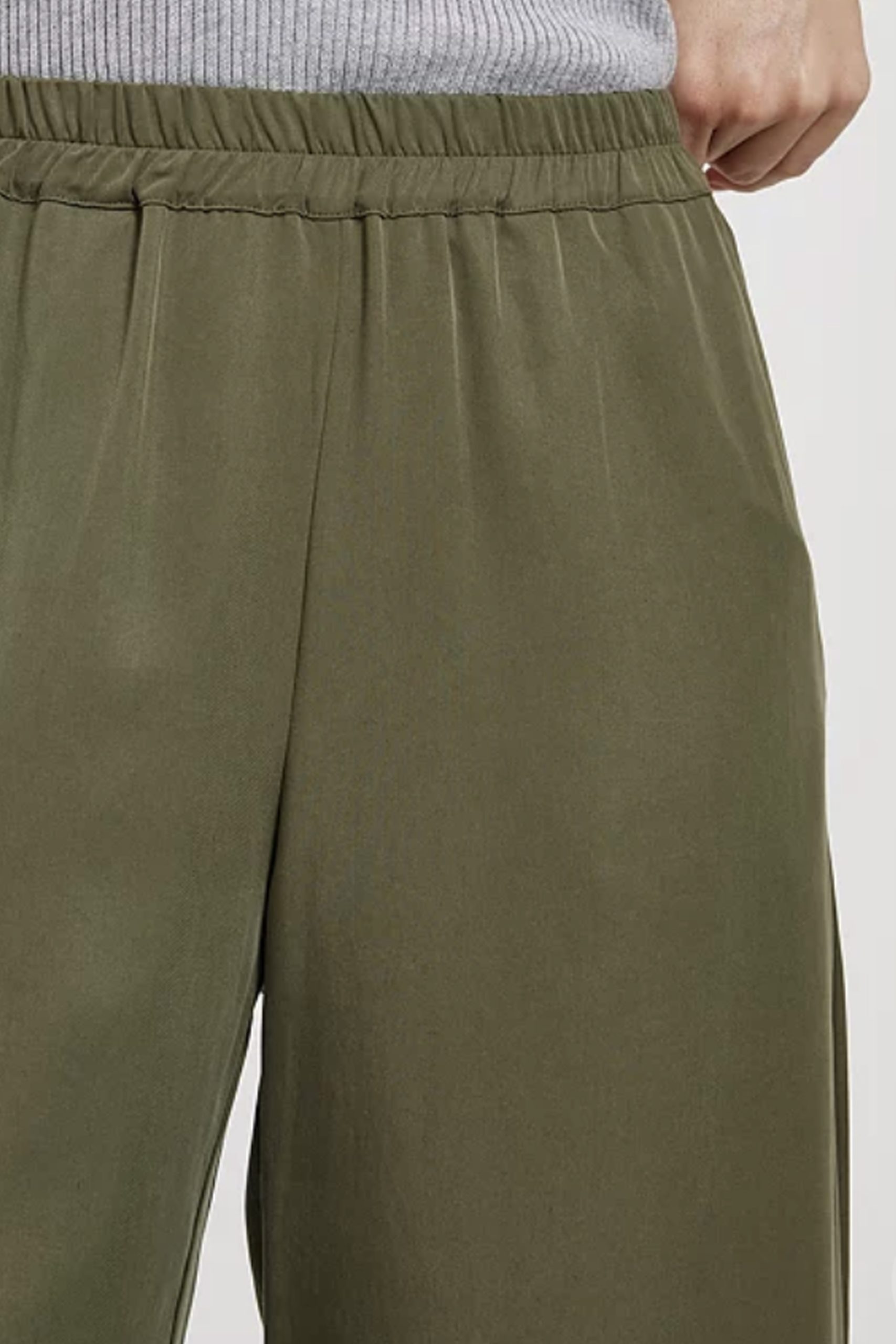 MASKA THEA Flowy Tencel Pant Dark green