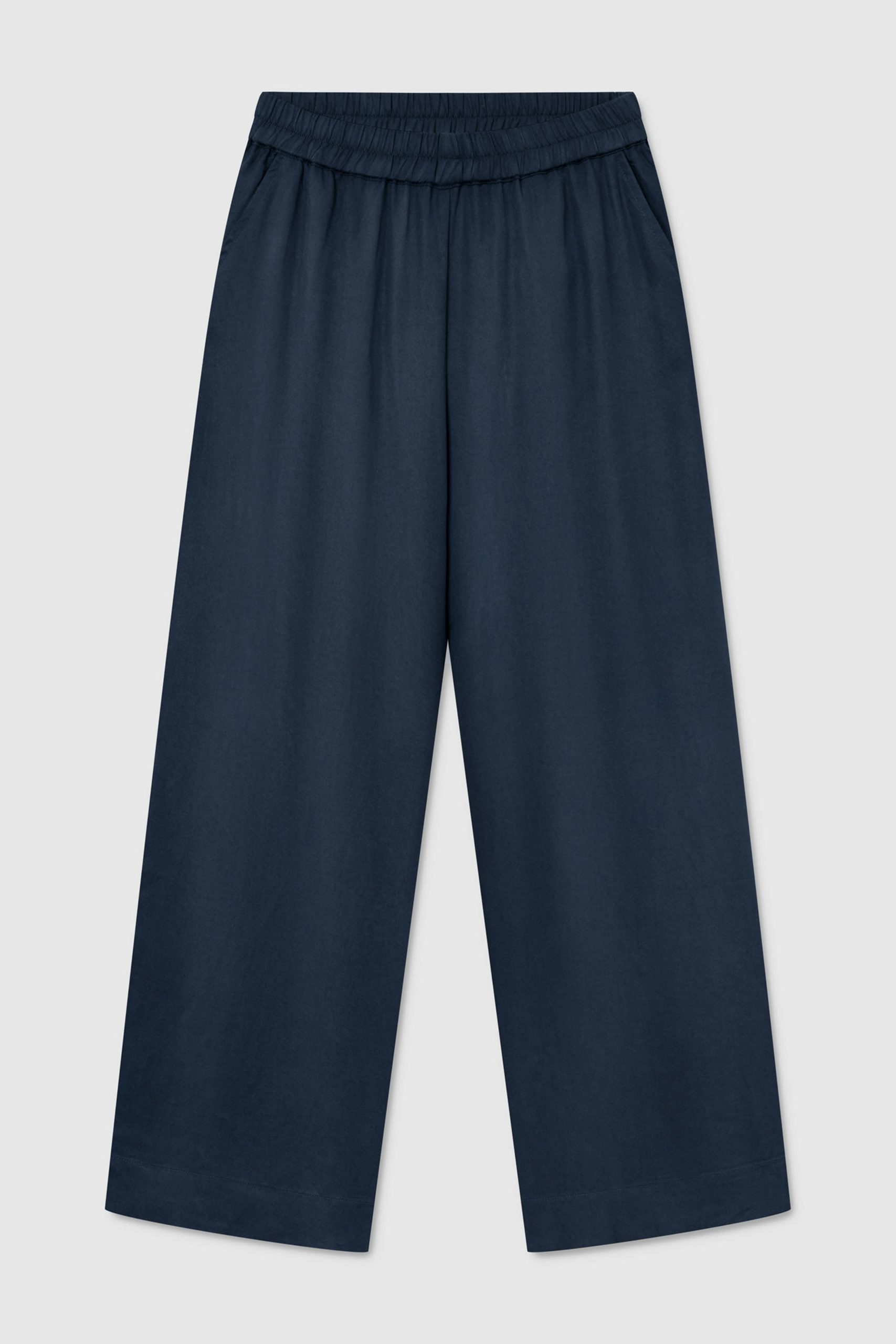 MASKA THEA Flowy Tencel Pant Navy