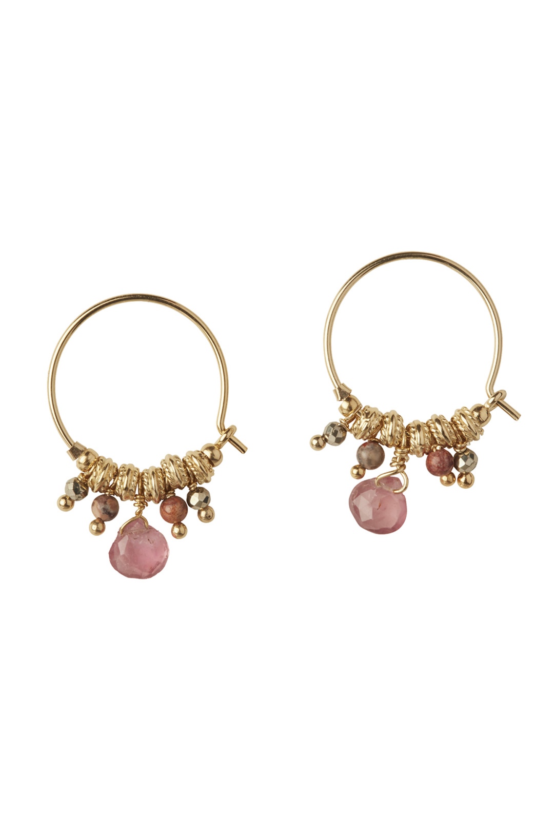 5 OCTOBRE Boucles d'oreilles IVA Pink