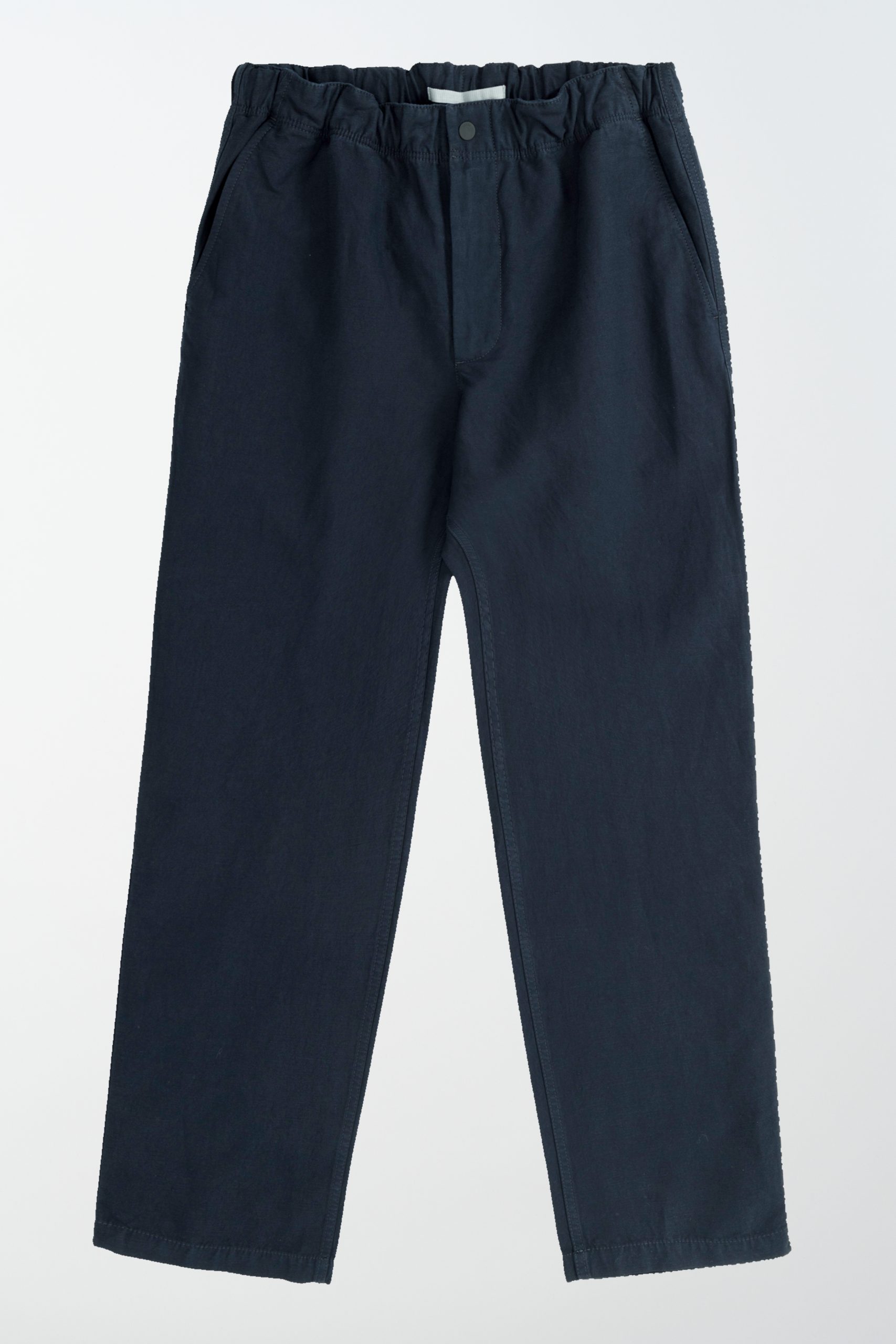 NORSE PROJECTS EZRA Relaxed cotton linen Trouser Dark navy