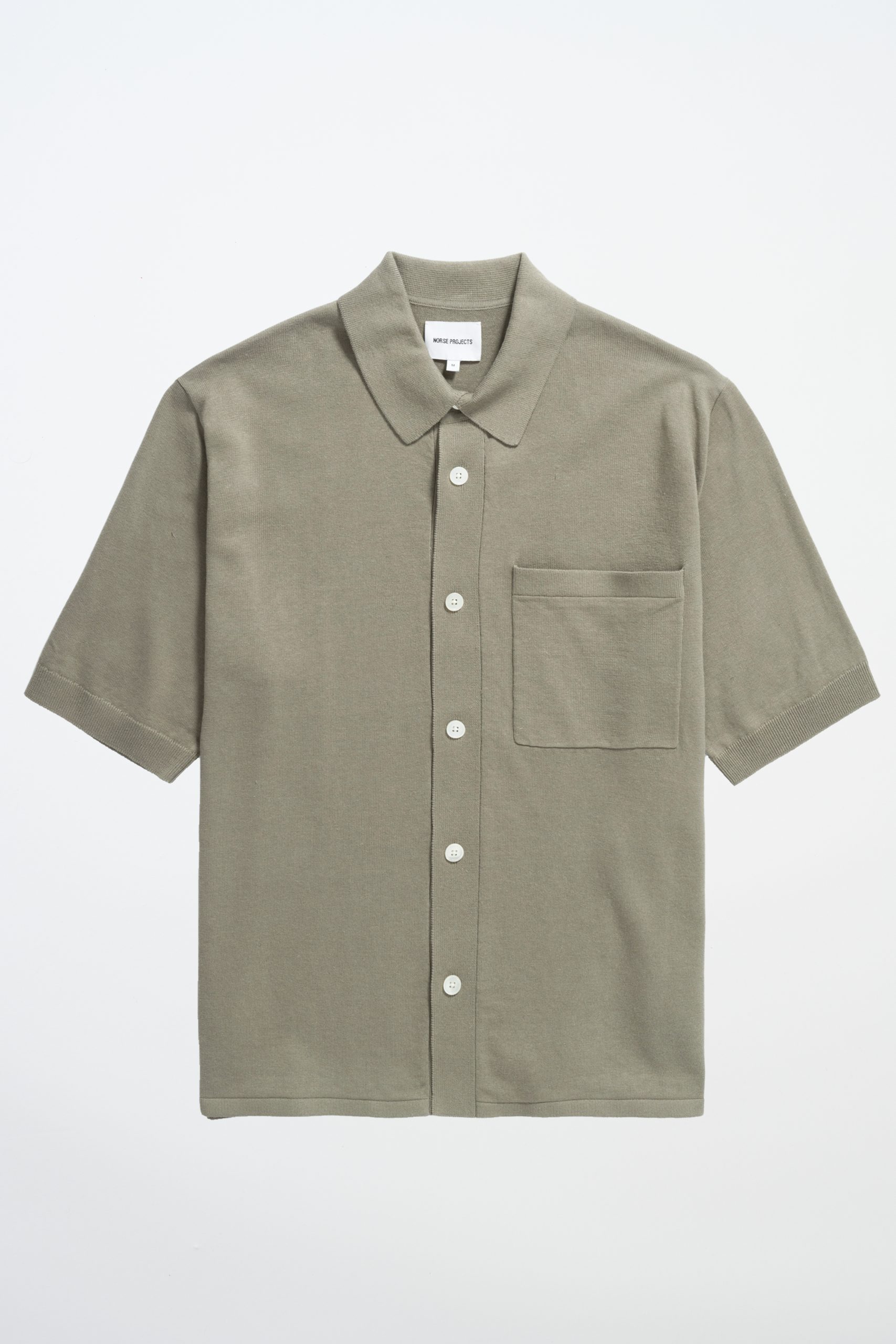 NORSE PROJECTS ROLLO Cotton linen shirt Clay