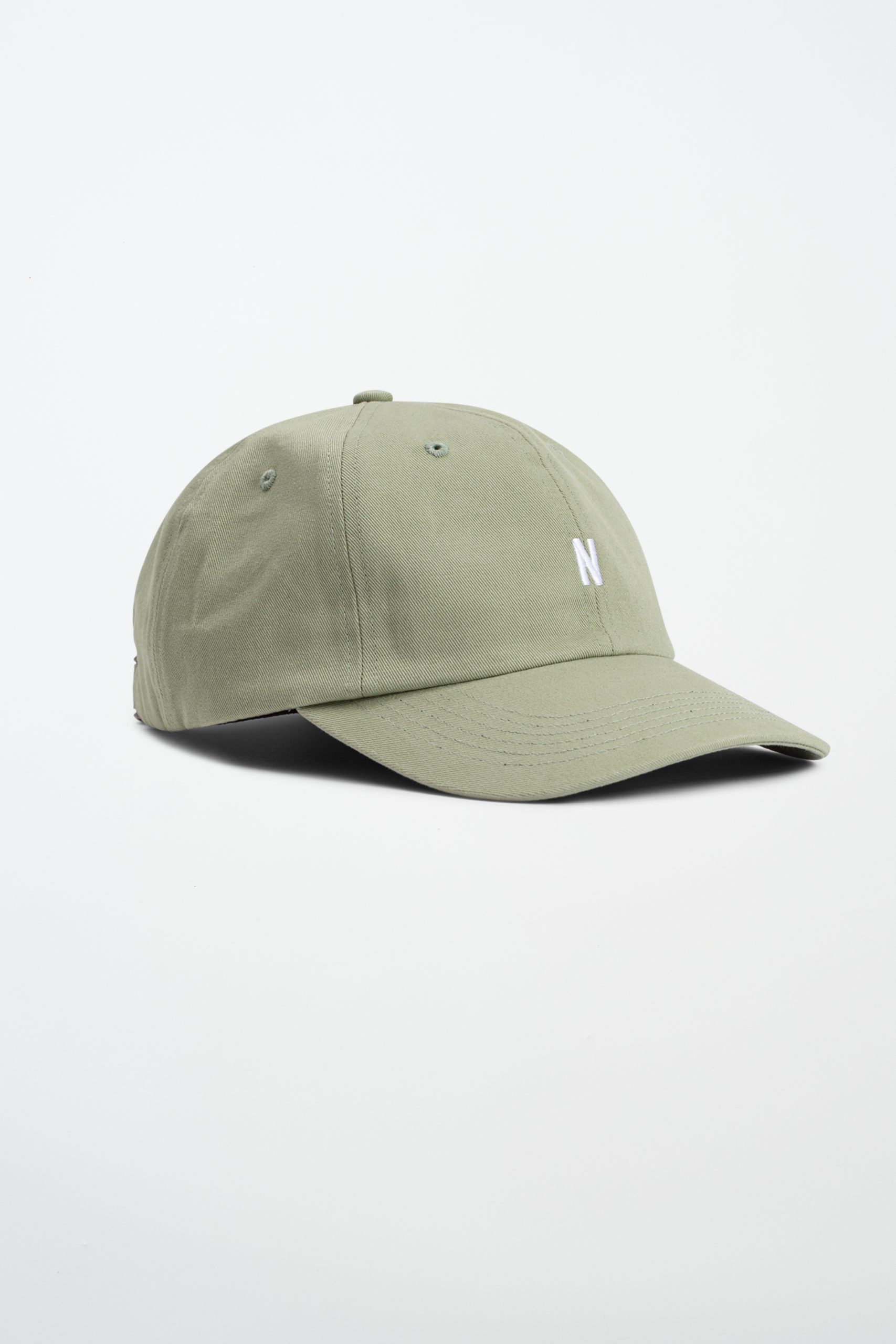 NORSE PROJECTS TWILL Sports cap Sediment green