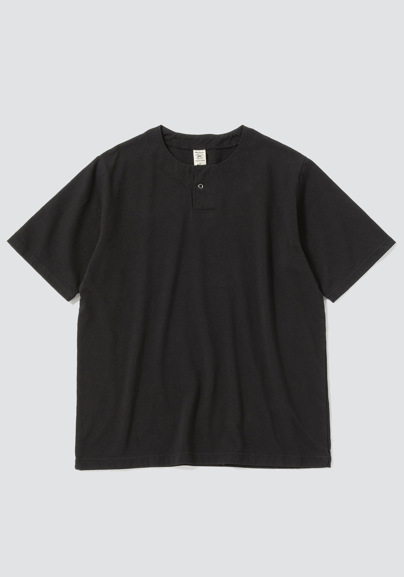 JACKMAN HENLEYNECK Tee shirt Black