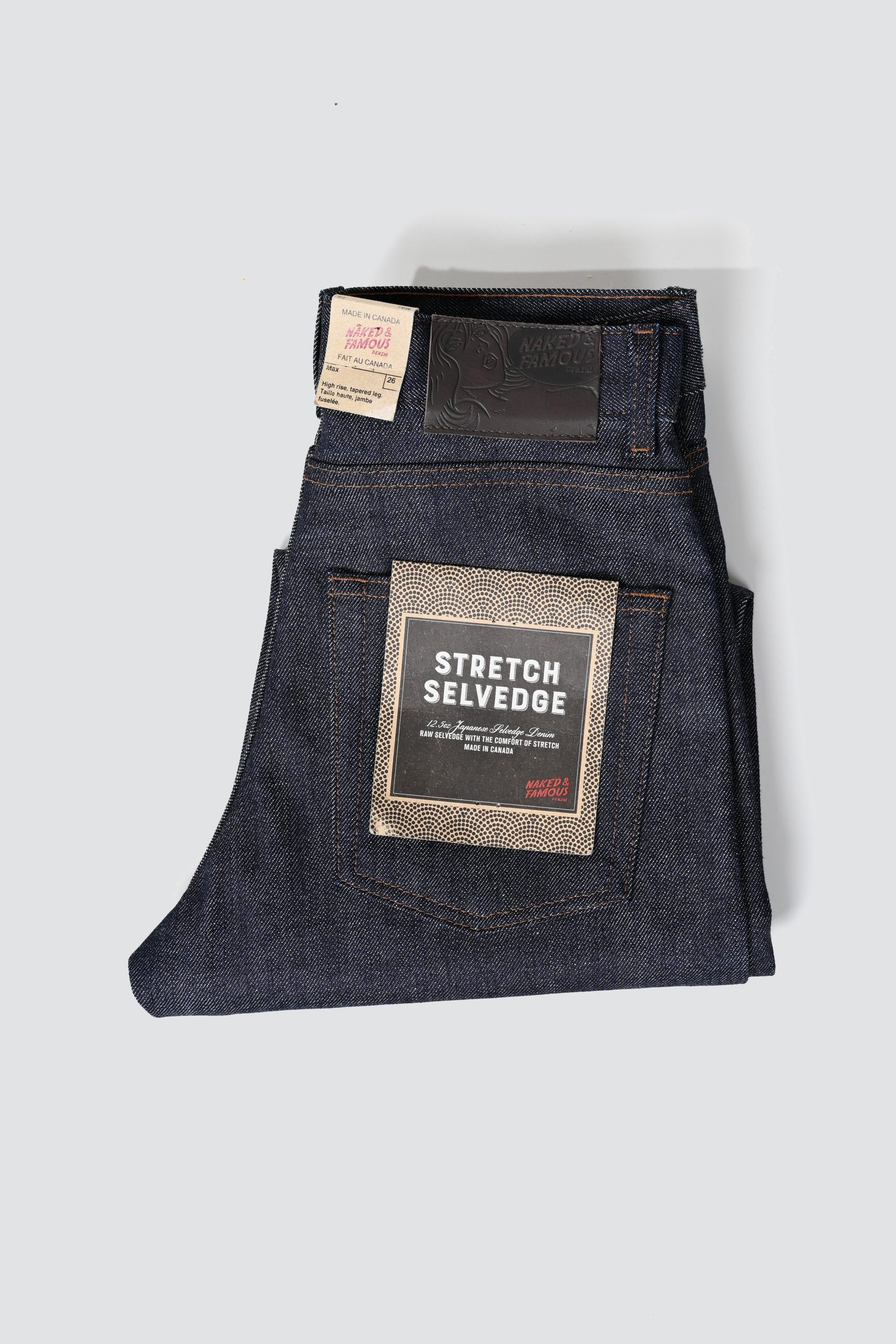 NAKED and FAMOUS Jeans Woman Max STRETCH SELVEDGE