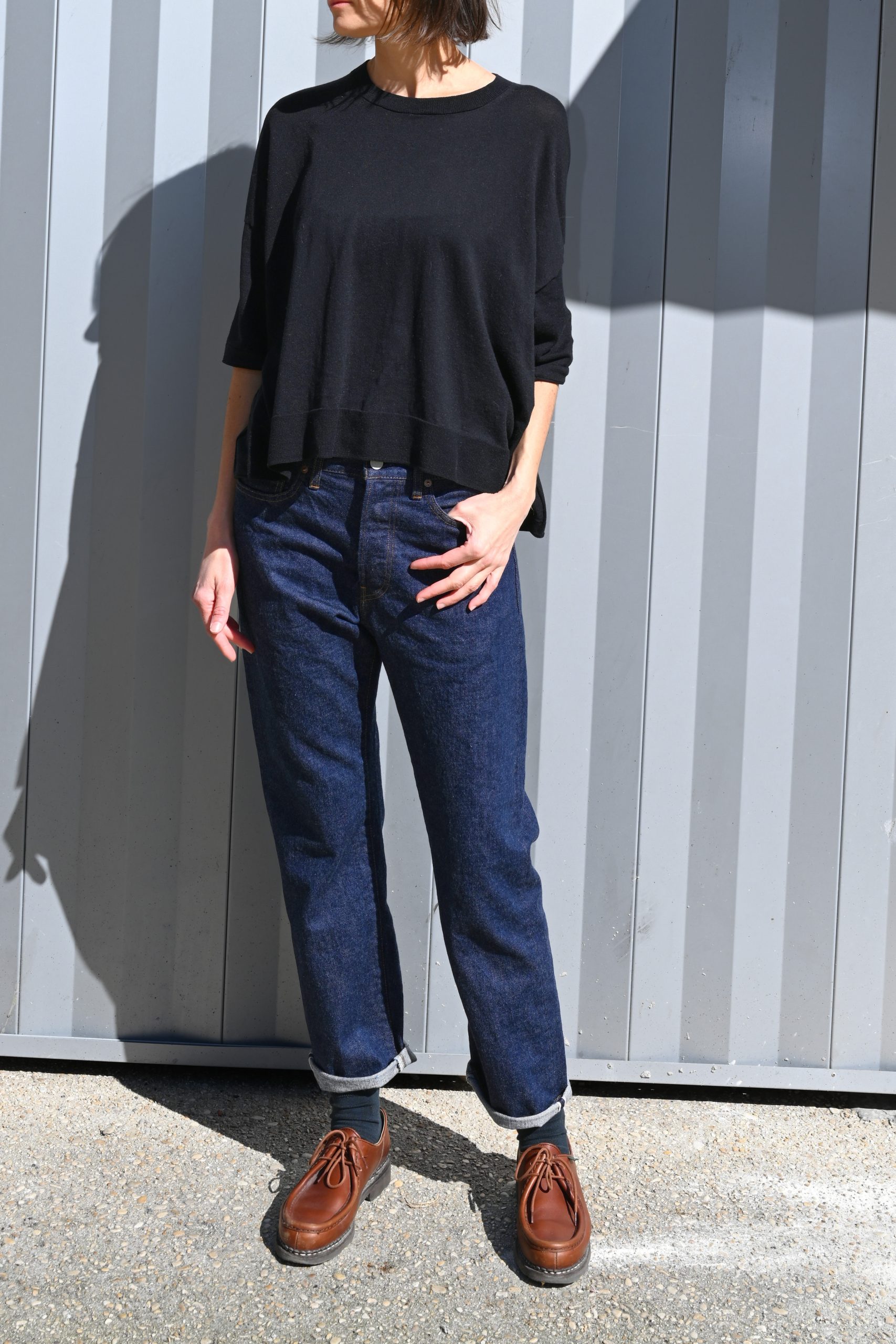 ORDINARY FIT Jean 116OW Type standard one wash Indigo