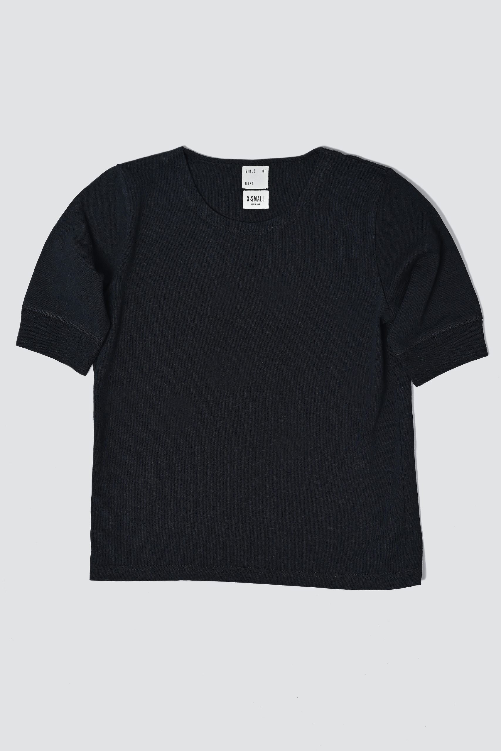 GIRLS OF DUST SLUB Jersey Tee shirt Black