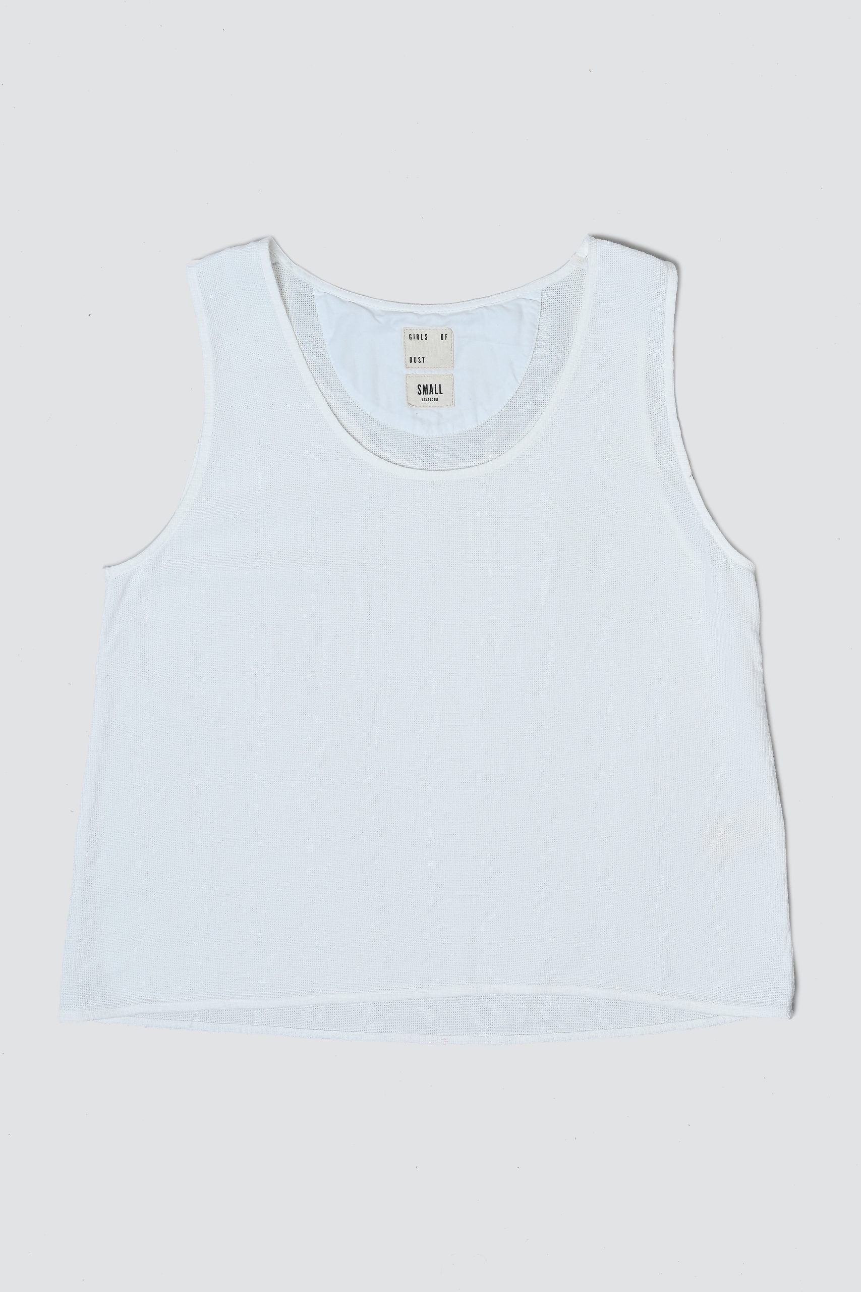 GIRLS OF DUST Tank top GAZEBO cotton milk