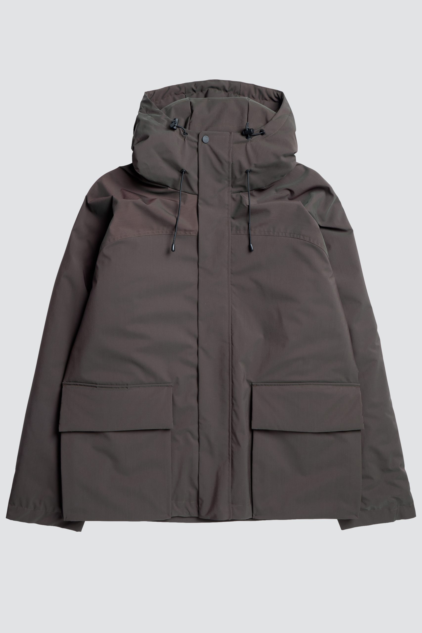 NORSE PROJECTS HERLUF Alpinix Smart Merino Jacket Seal brown