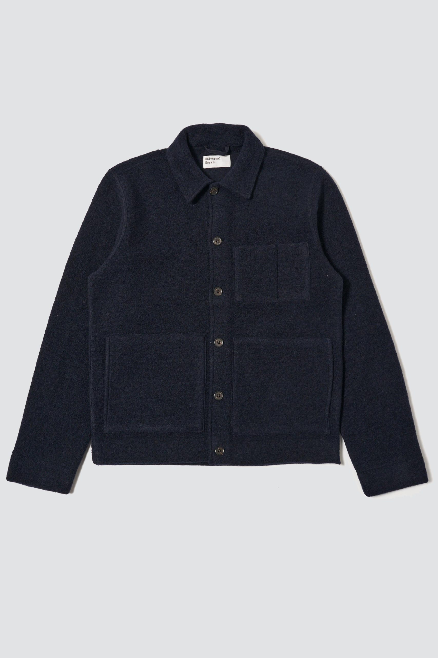 UNIVERSAL WORKS Uniform jacket Wool Fleece Navy