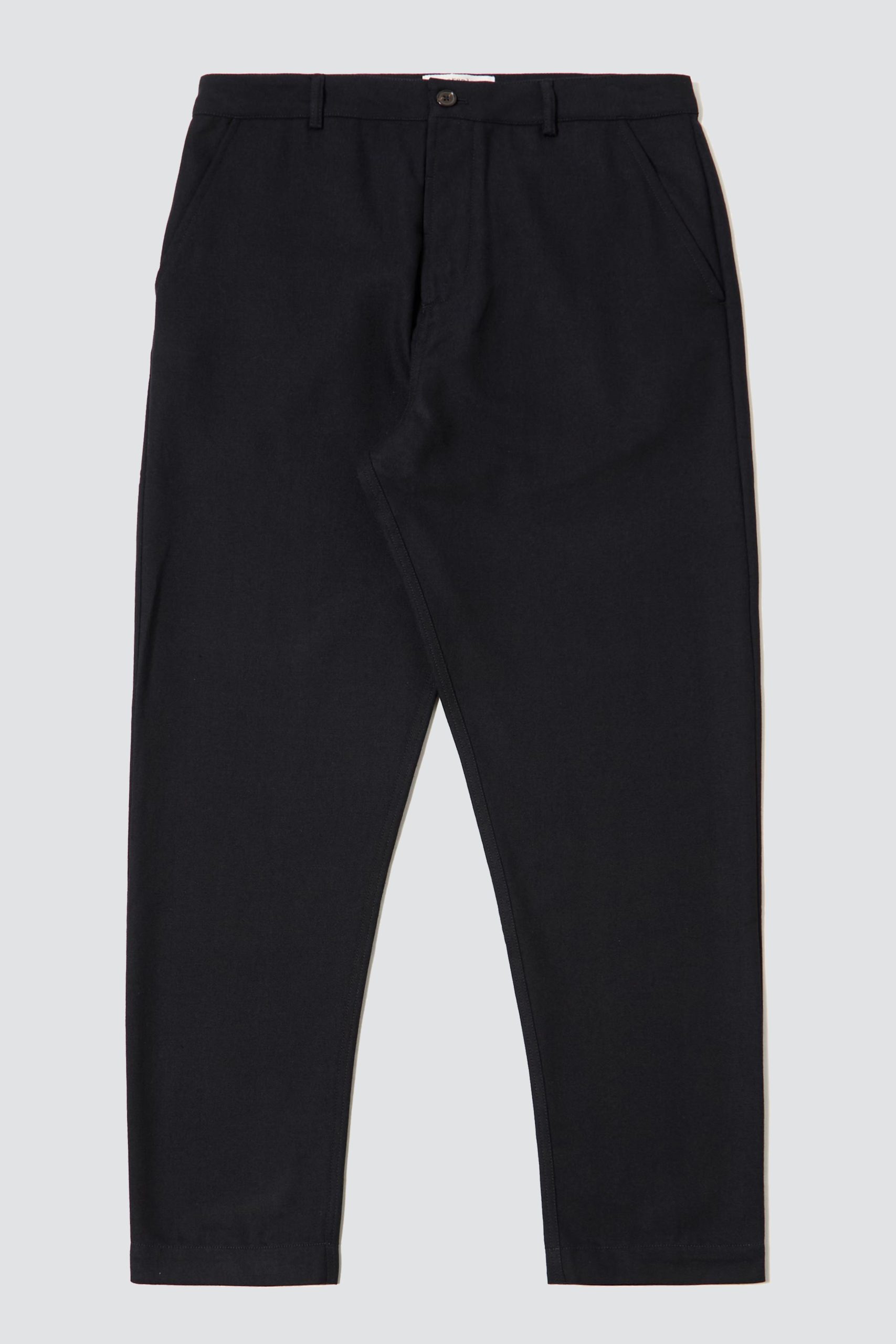 UNIVERSAL WORKS Dark navy Upcycled Italian Tweed Military Chino