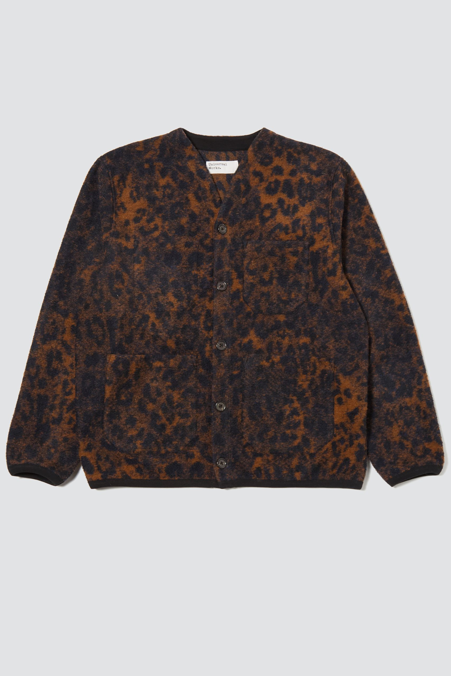 UNIVERSAL WORKS Night Leopard Cardigan