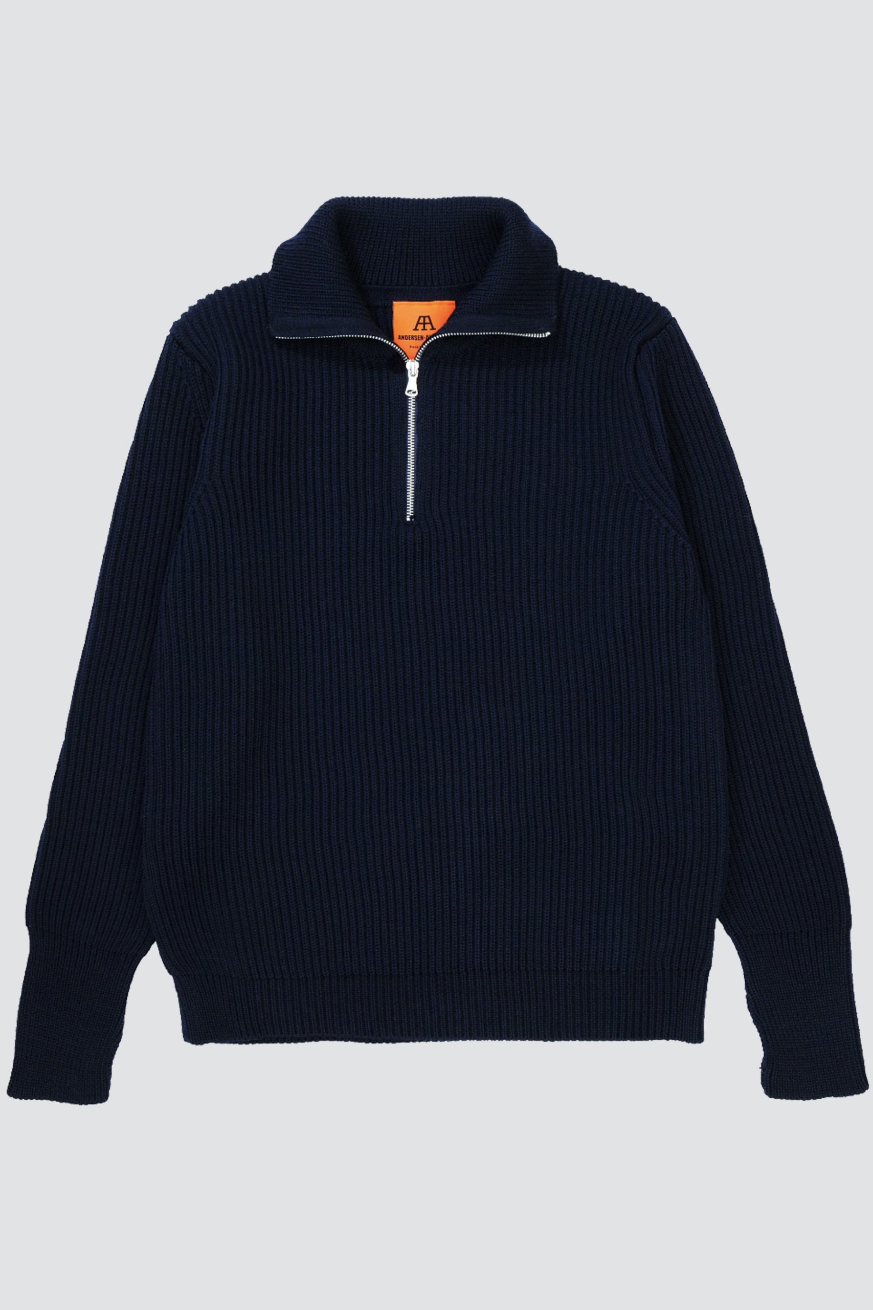 ANDERSEN-ANDERSEN Navy Half-zip Navy blue