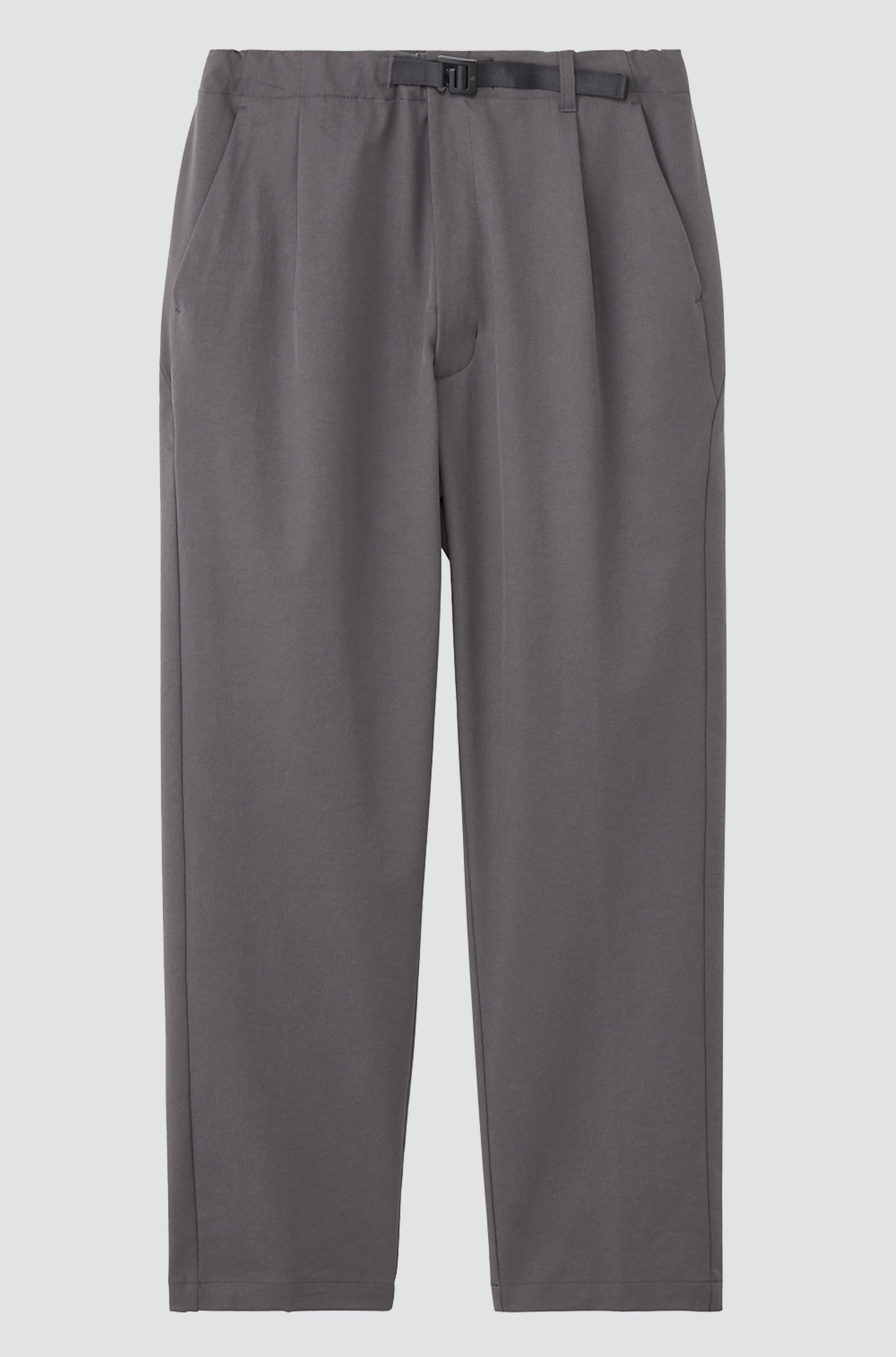 GOLDWIN One Tuck Tapered Stretch Pants Deep Charcoal