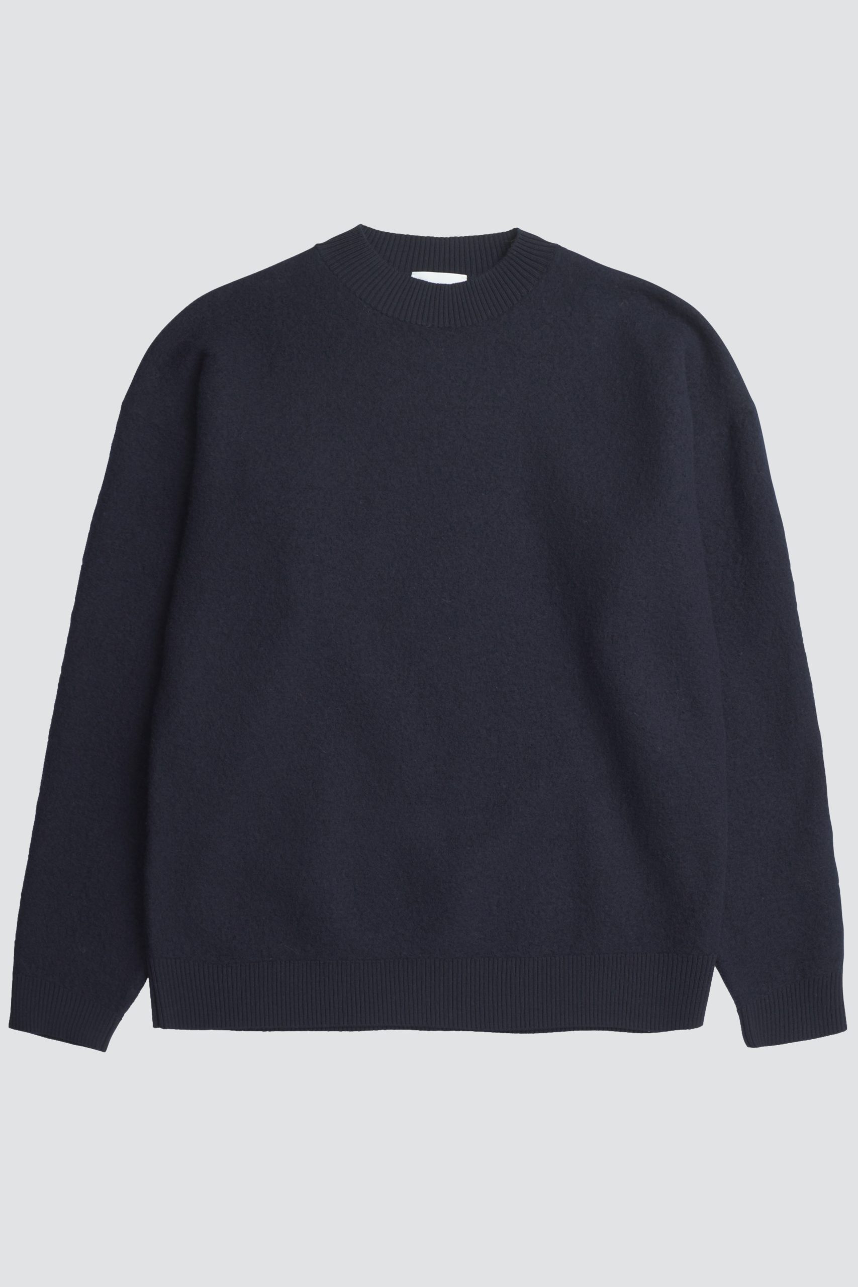 NORSE PROJECTS ROM BOILED Wool Crewneck Dark navy